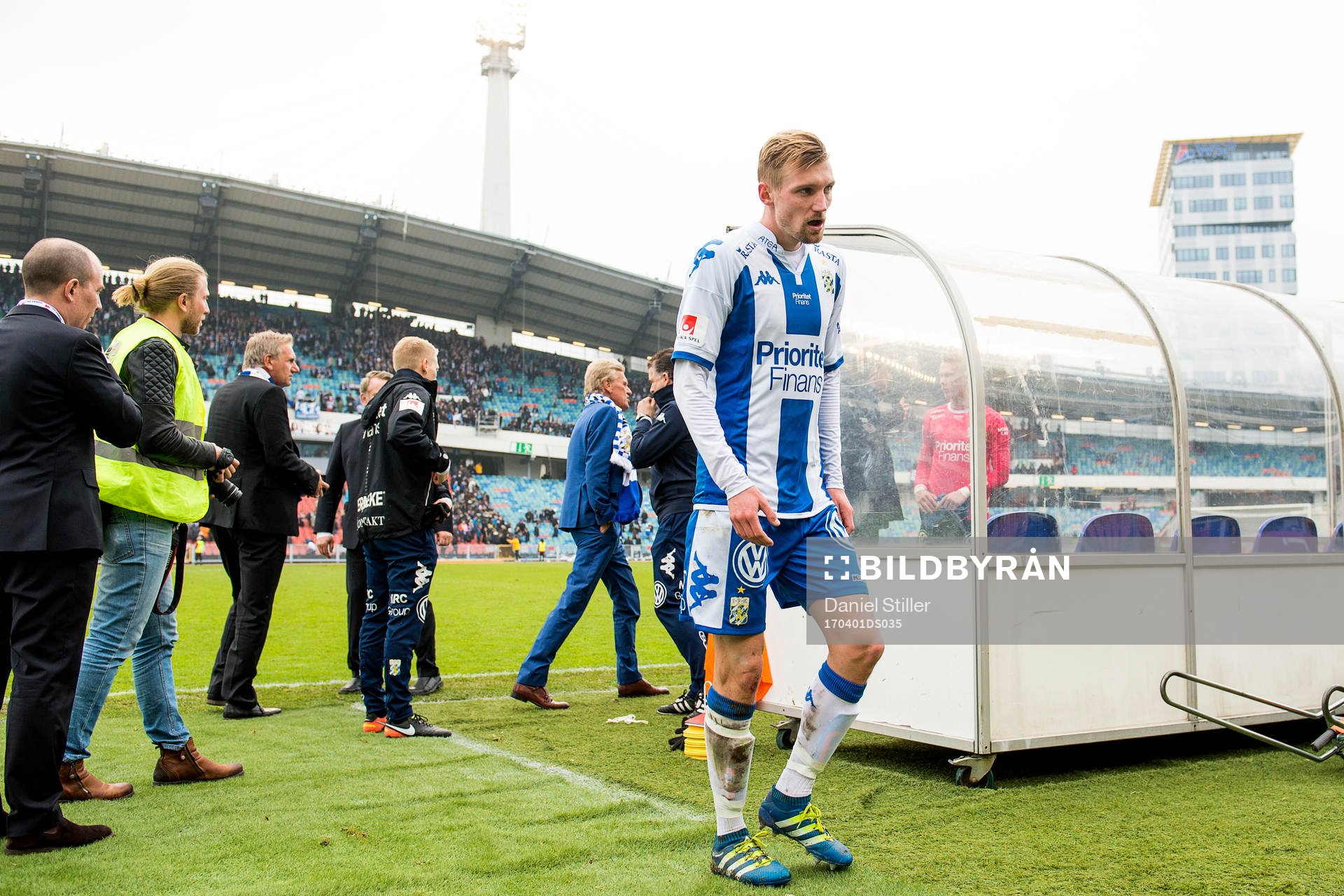 IFK Göteborgs Sebastian Eriksson deppar