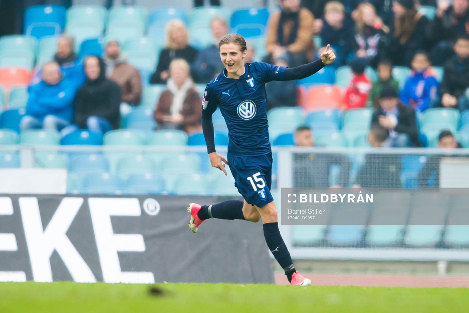 Malmö FFs Pawel Cibicki jublar