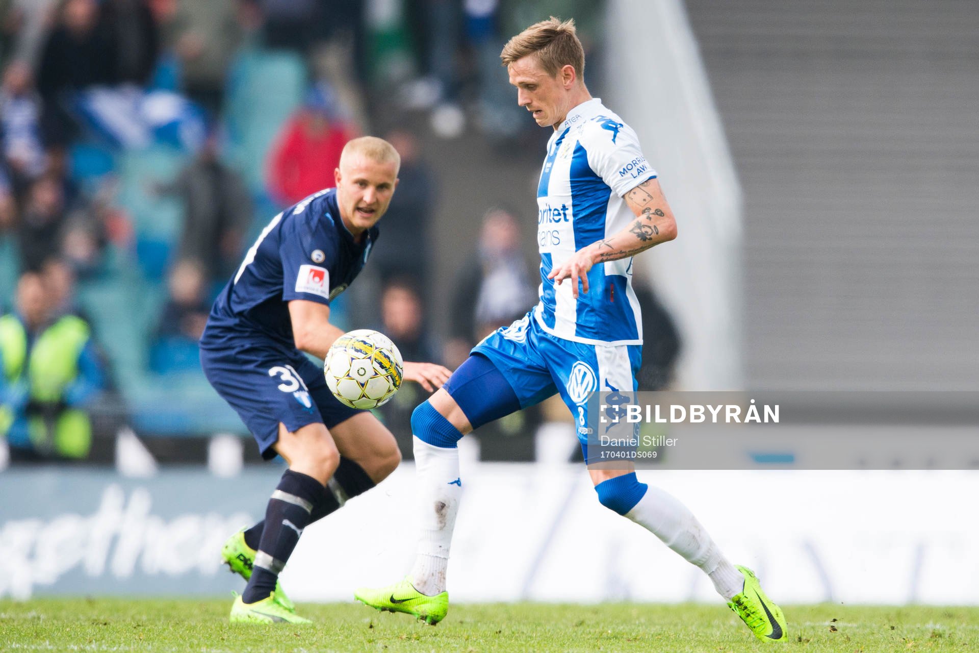 Malmö FFs Franz Brorsson och IFK Göteborgs Sören Rieks