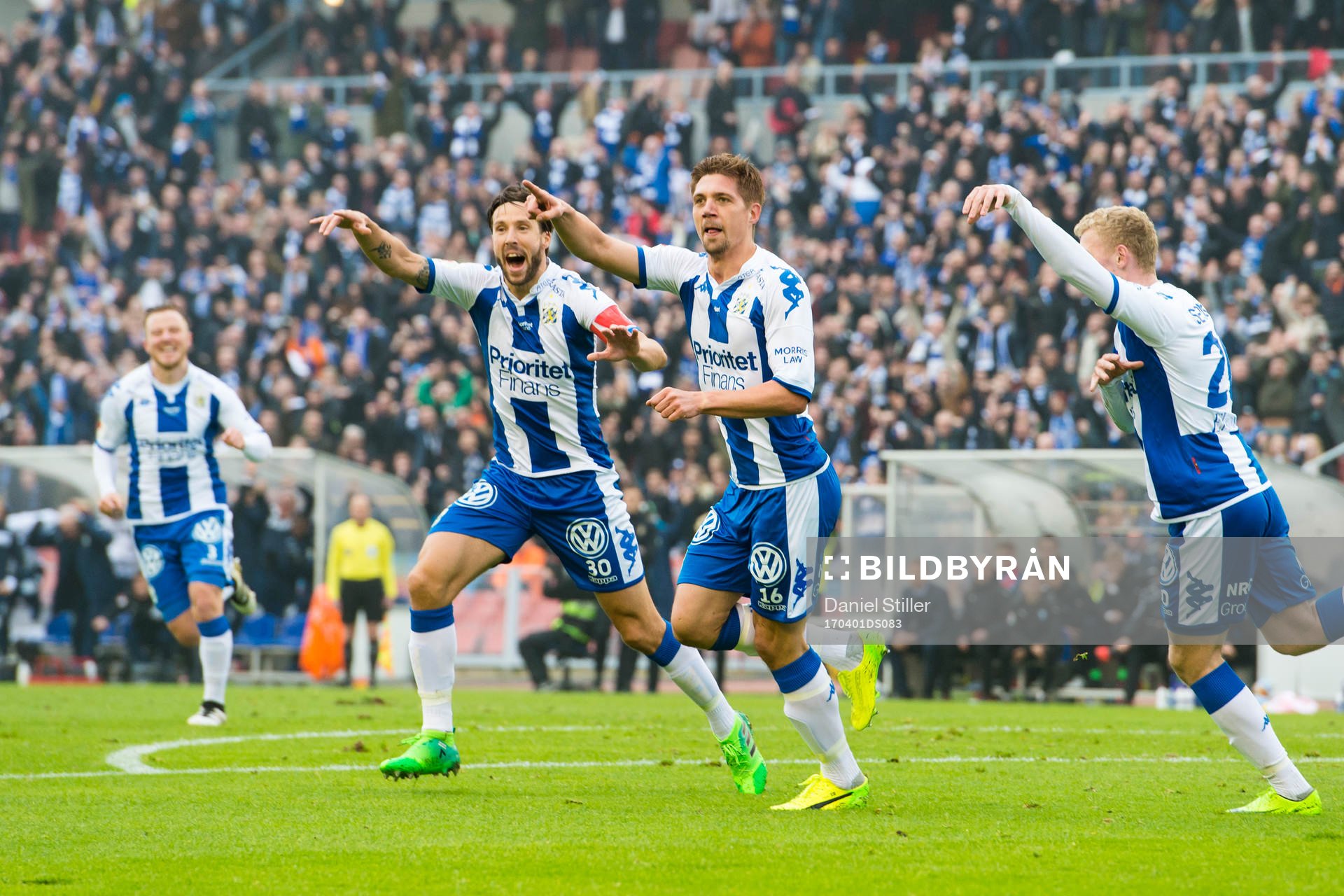 IFK Göteborgs Mikael Boman jublar