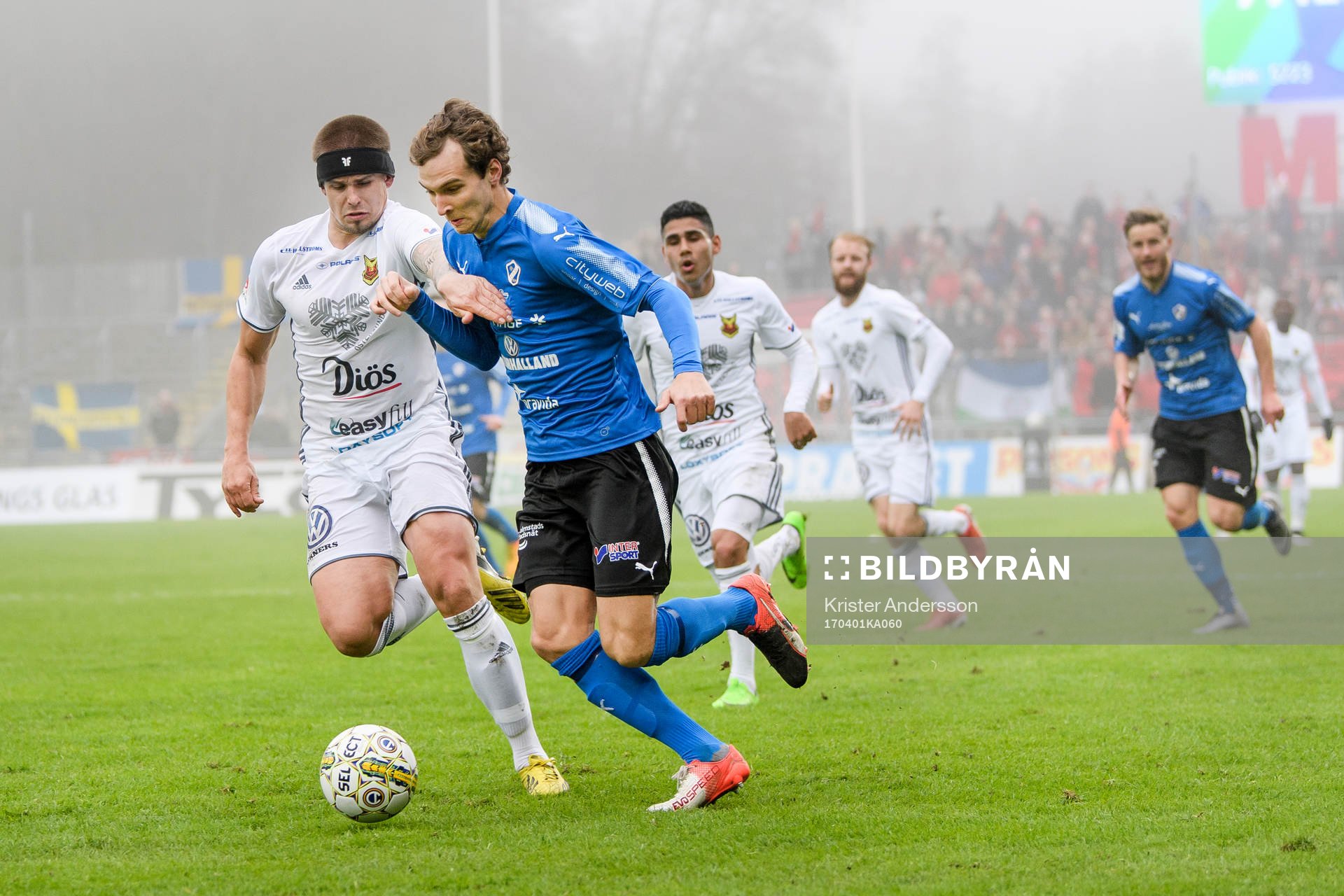 Östersunds Douglas Bergqvist och Halmstads Alexander