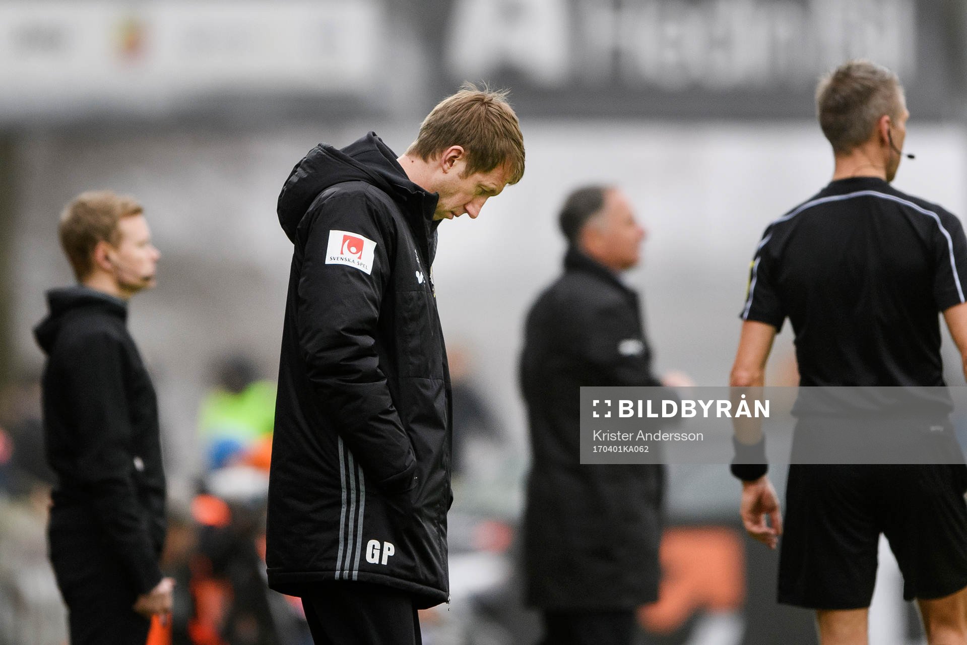 Östersunds tränare Graham Potter deppar