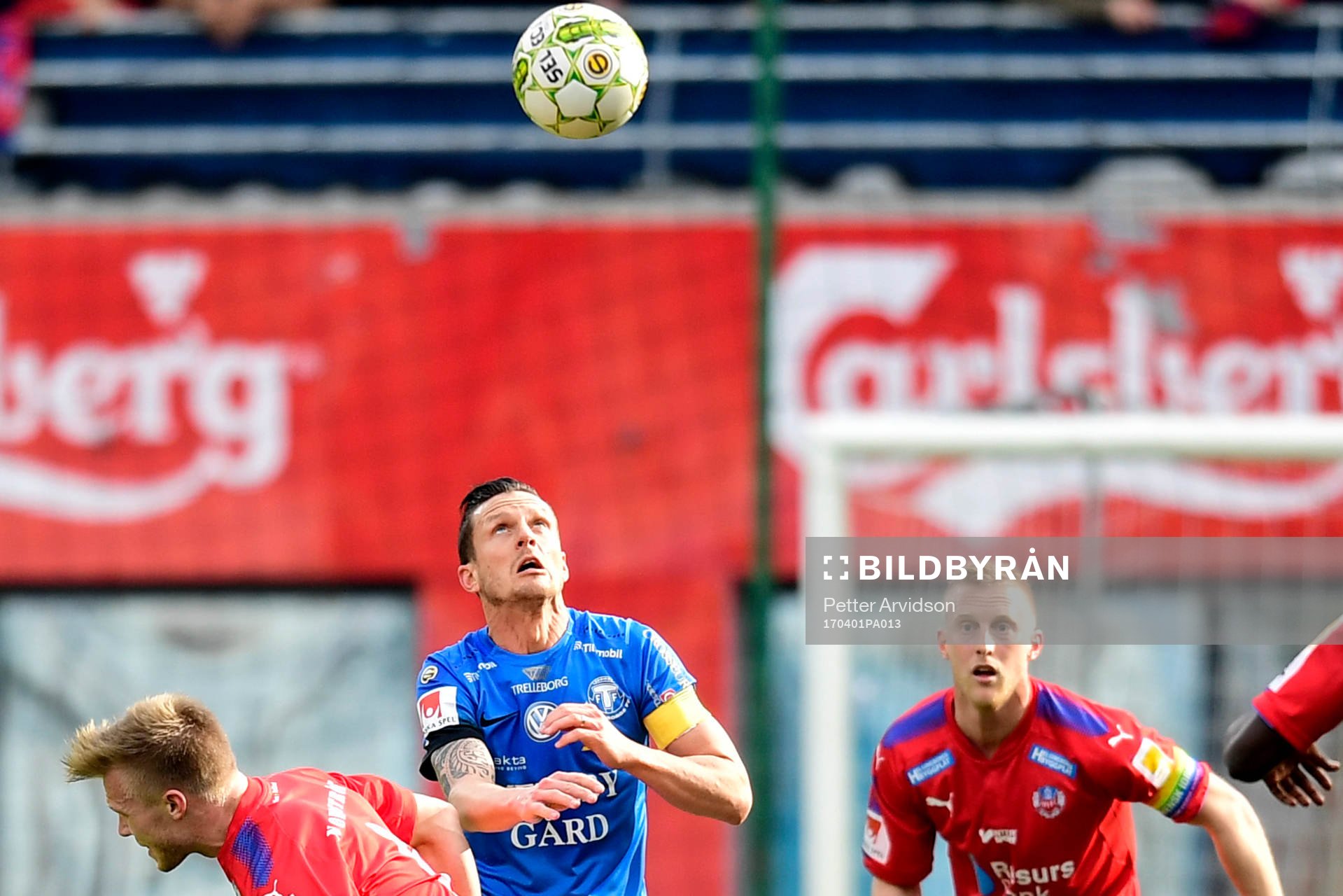 Trelleborgs Kristian Haynes och Helsingborgs Peter Larsson