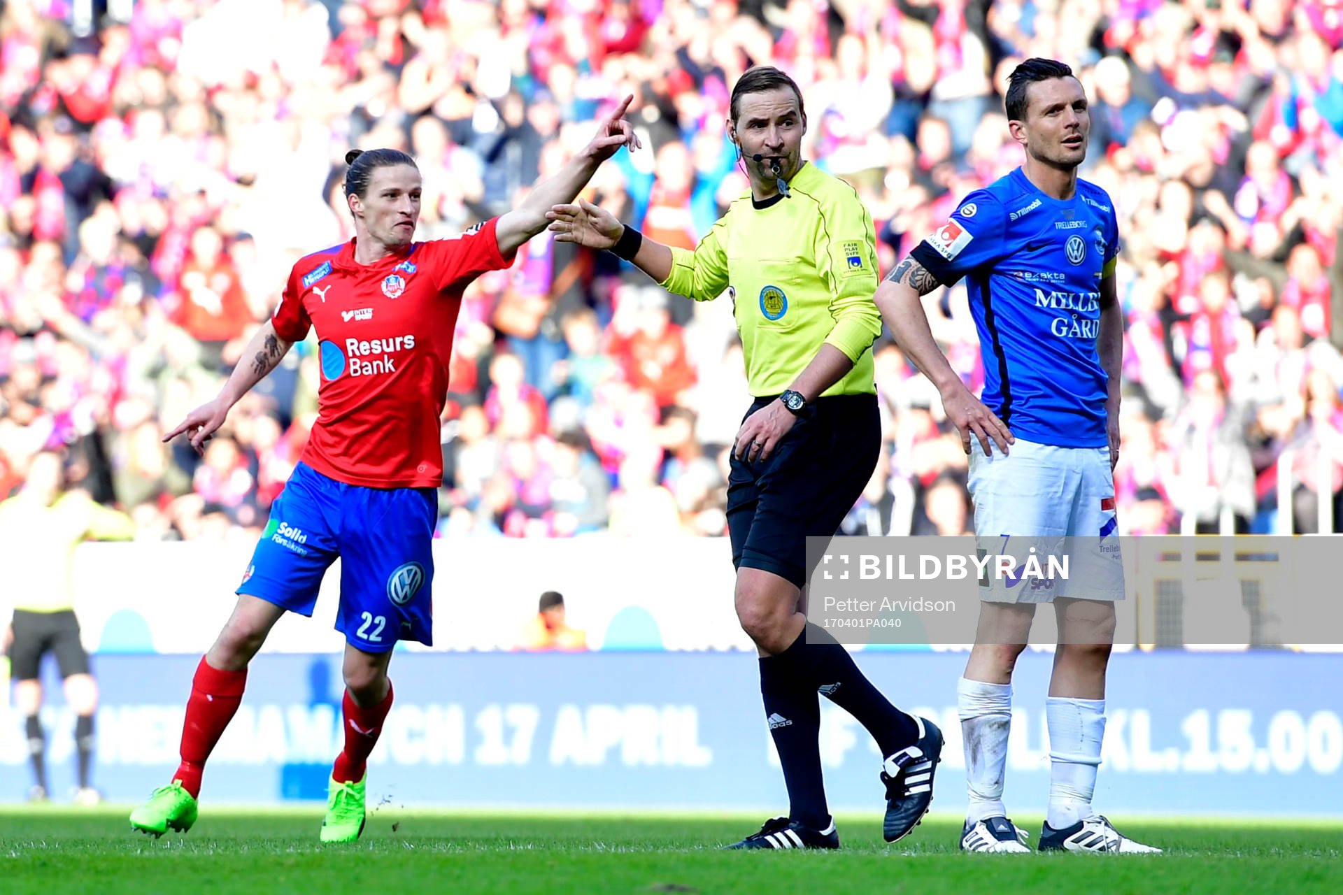 Helsingborgs Jesper Lange jublar