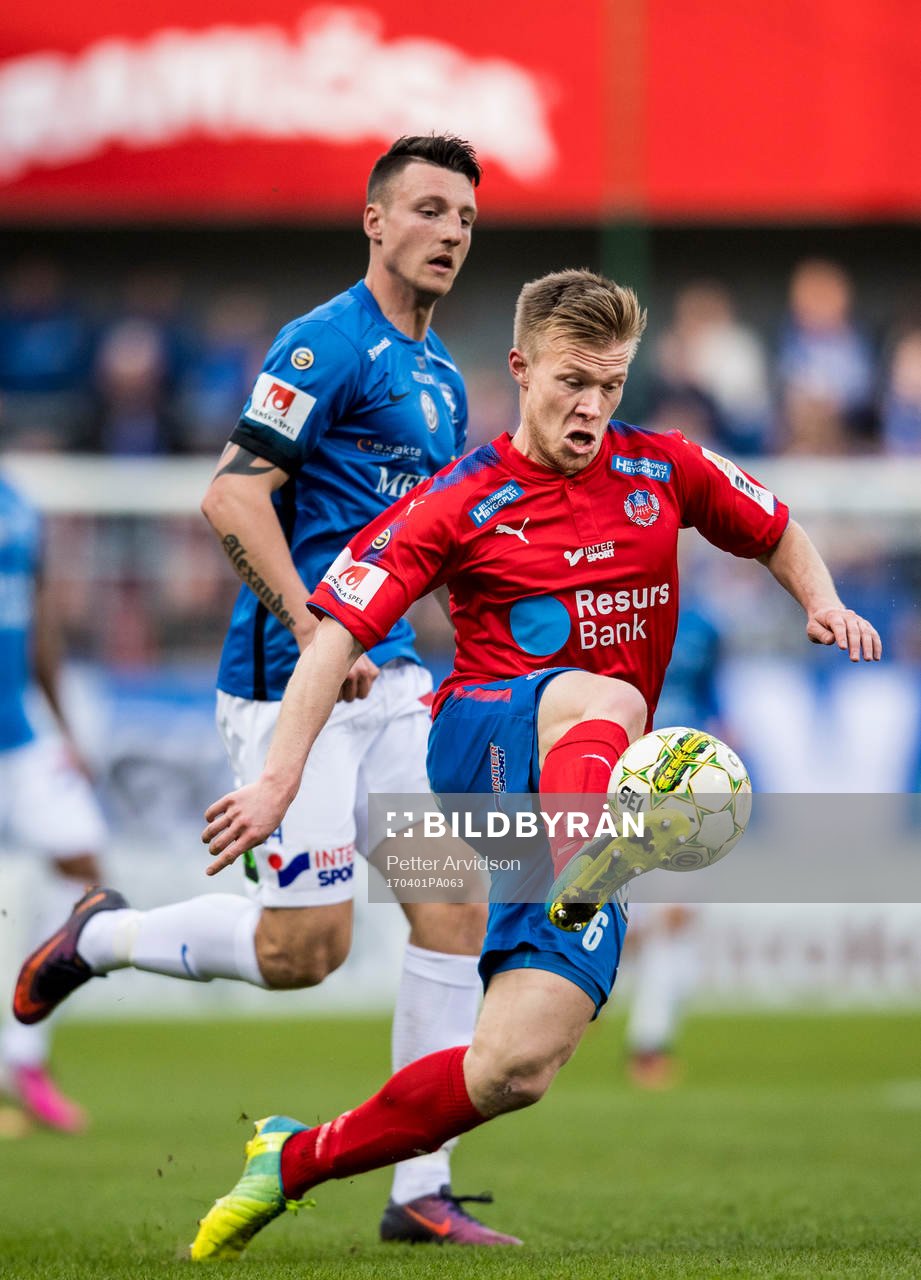 Helsingborgs Andreas Landgren och Trelleborgs Alexander