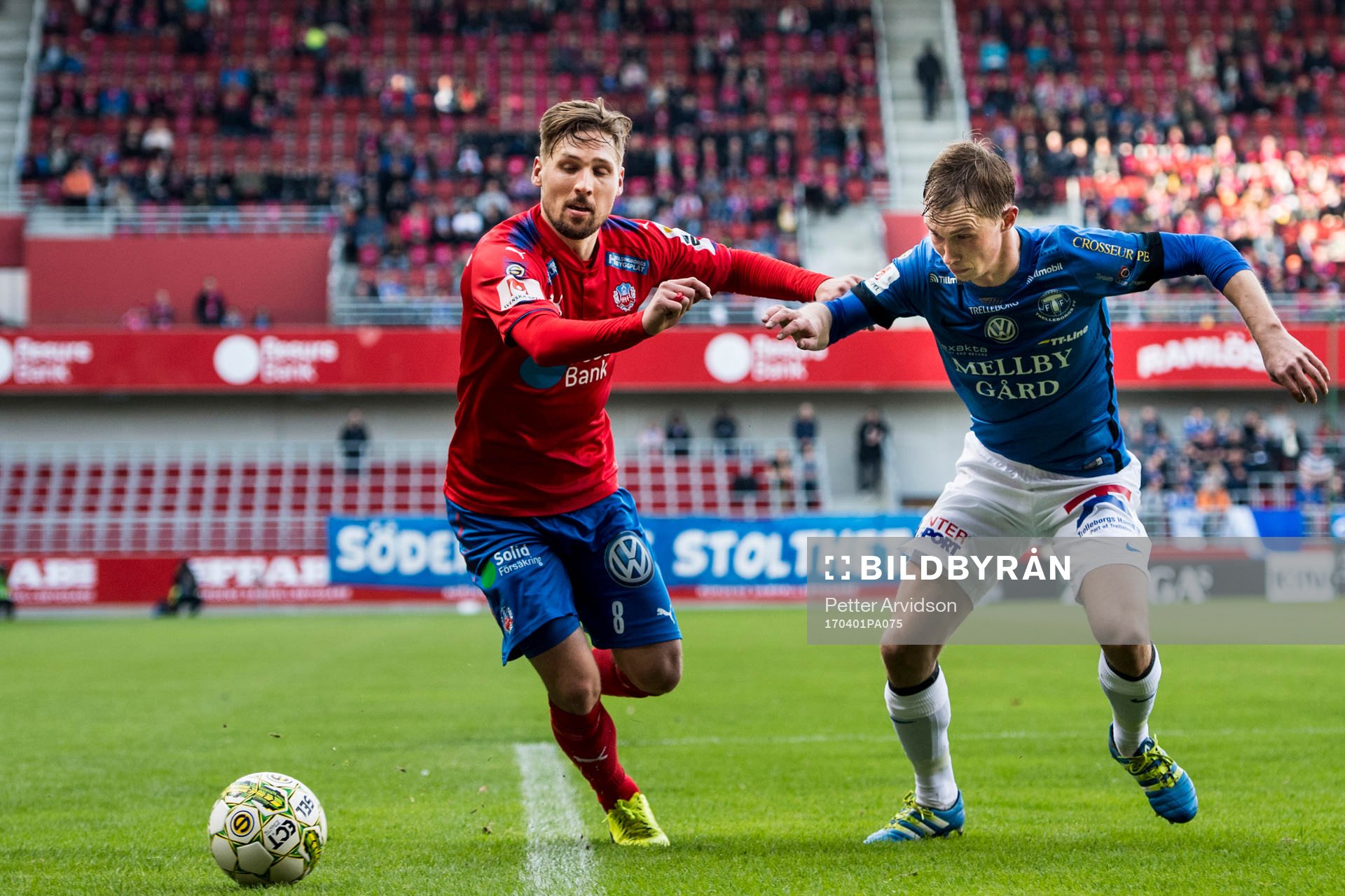Helsingborgs Martin Christensen och Trelleborgs Albin