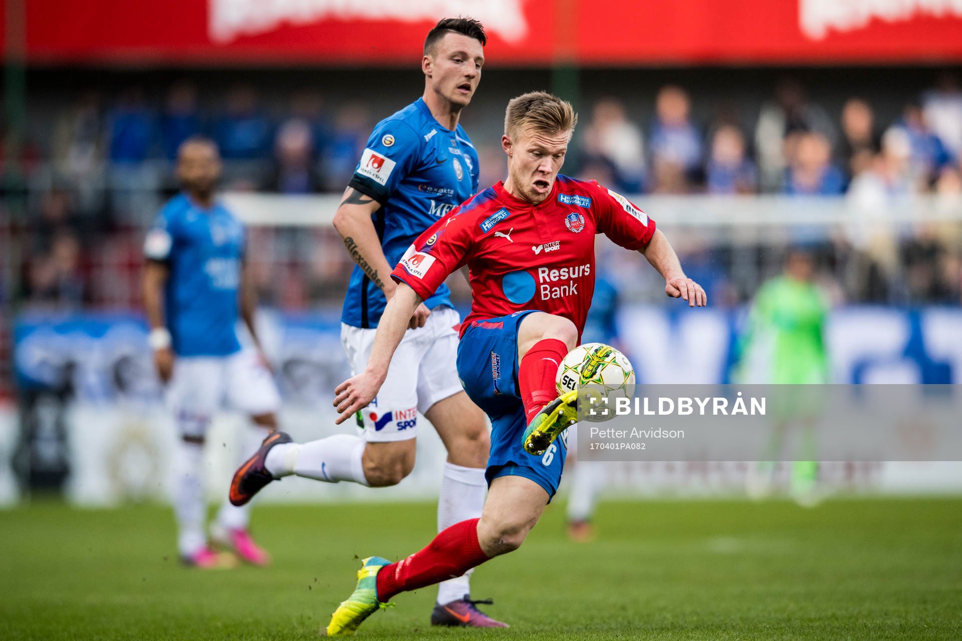 Helsingborgs Andreas Landgren och Trelleborgs Alexander