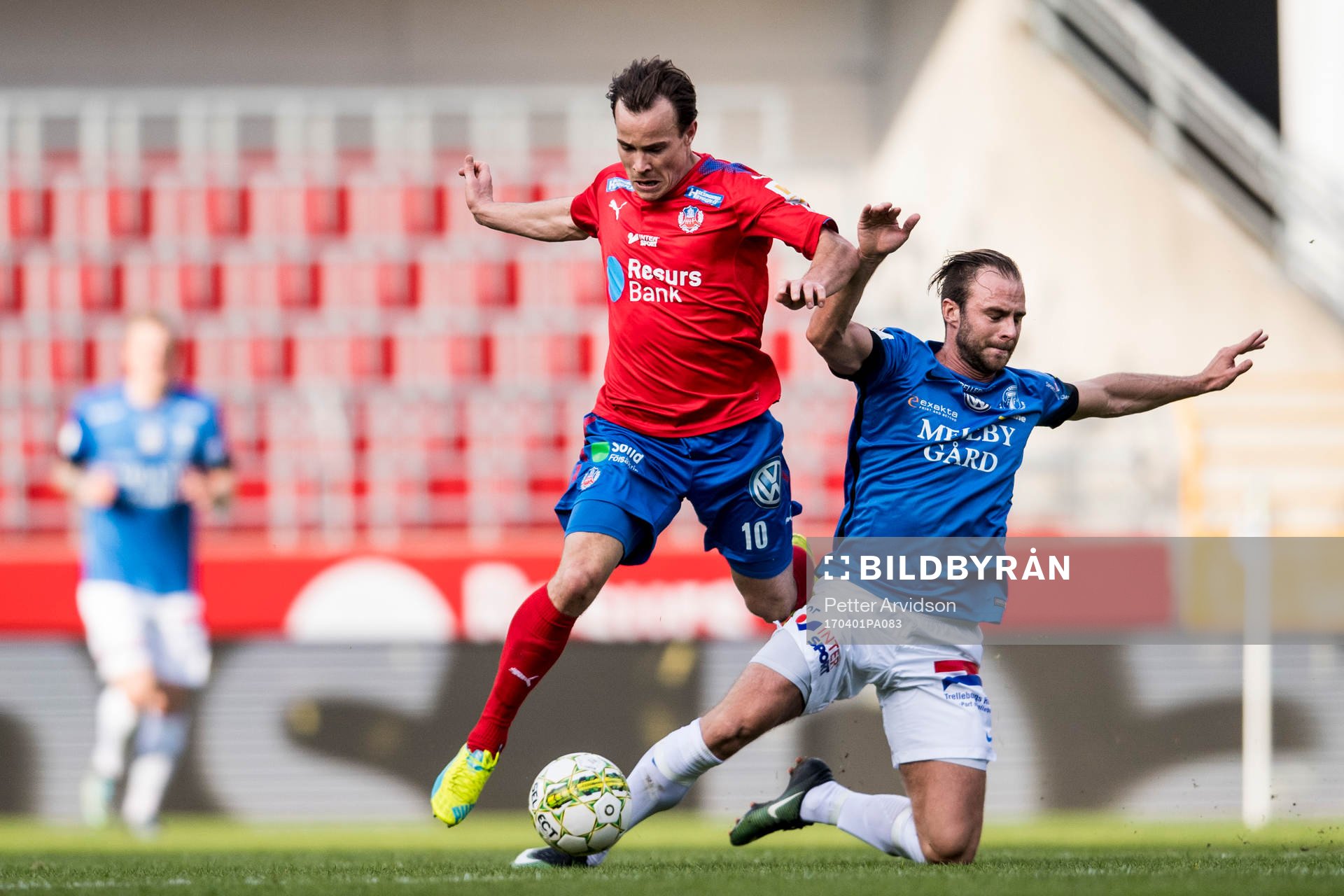 Helsingborgs Anton Wede och Trelleborgs Robin Jacobsson