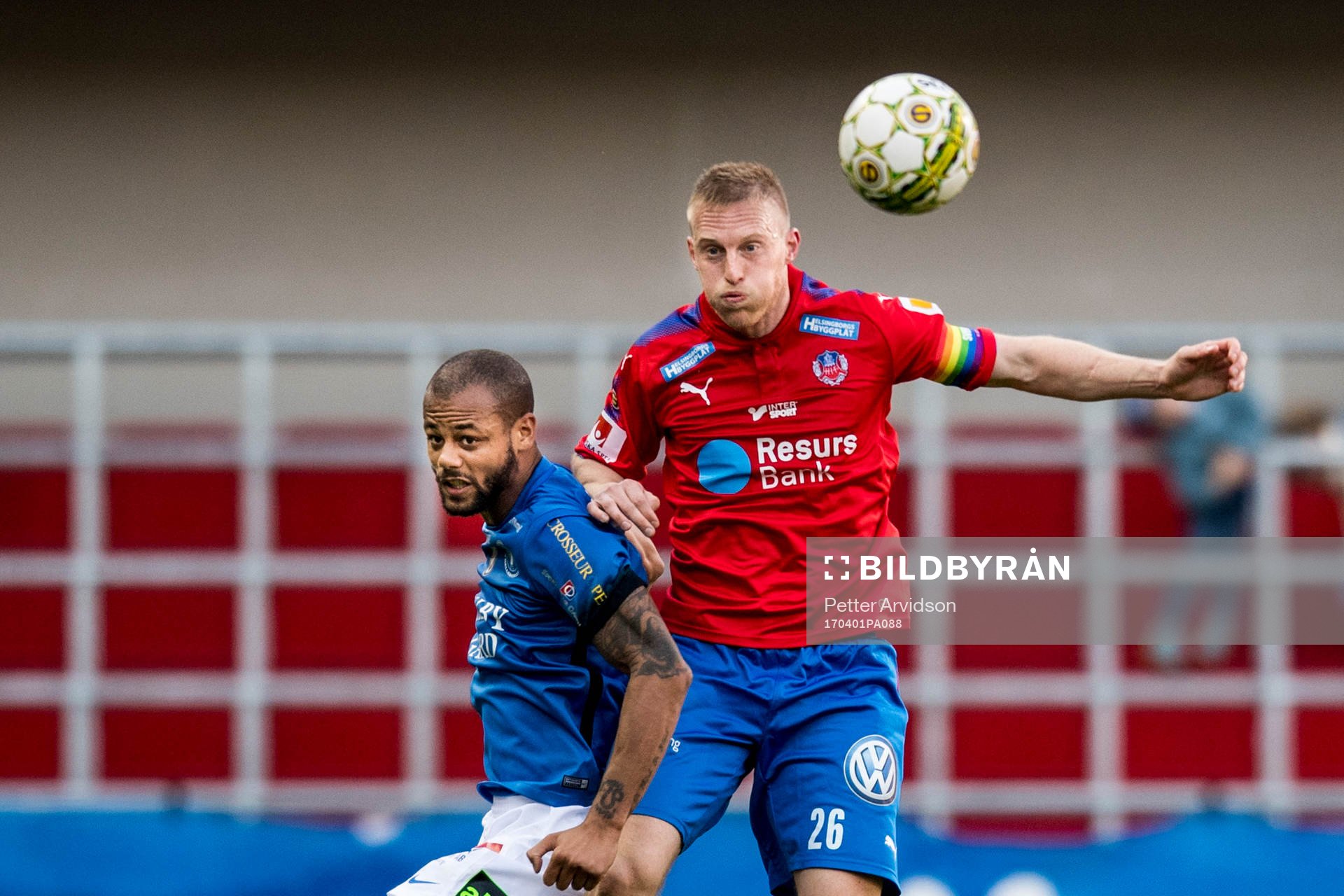 Trelleborgs Salif Camara Jönsson och Helsingborgs Peter