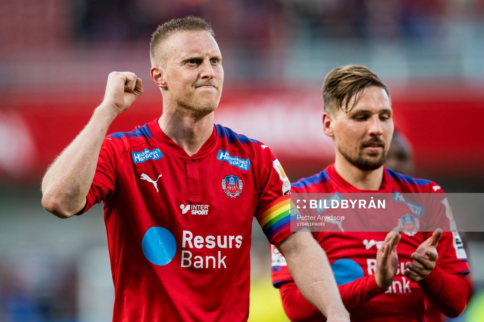 Helsingborgs Peter Larsson jublar