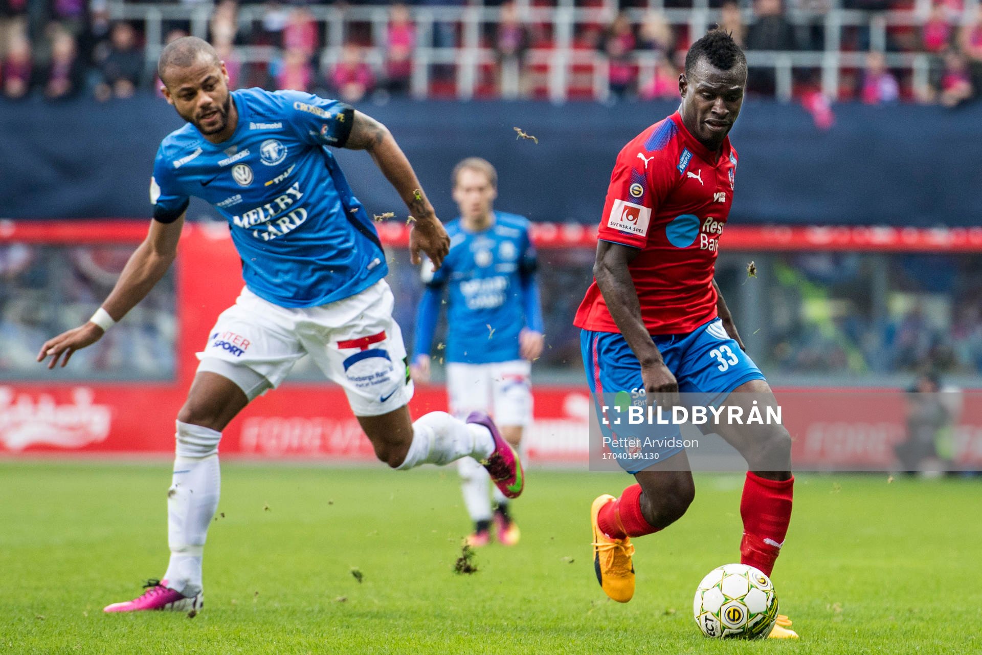 Trelleborgs Salif Camara Jönsson och Helsingborgs Edwin