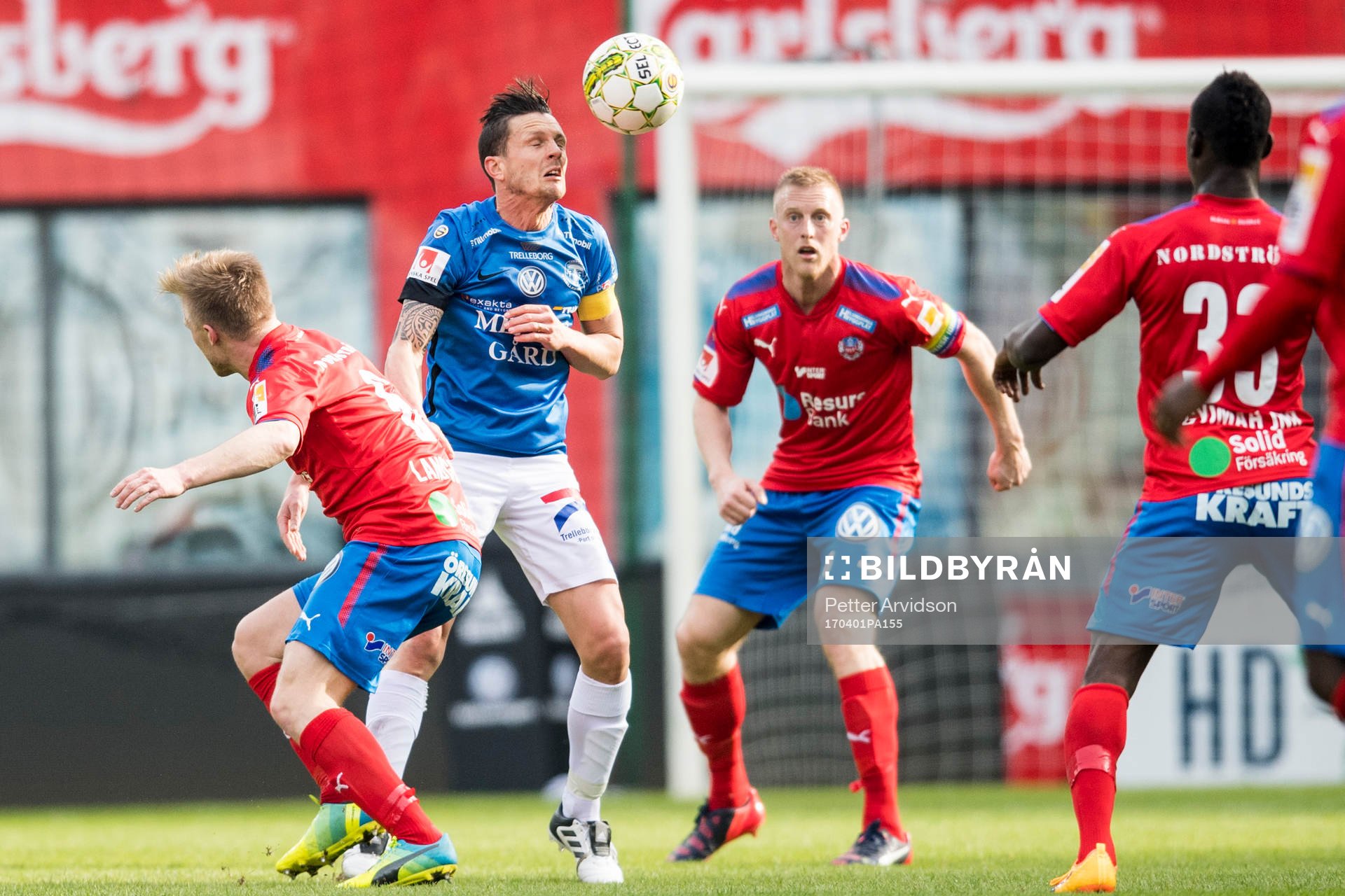 Trelleborgs Kristian Haynes mot Helsingborgs Andreas