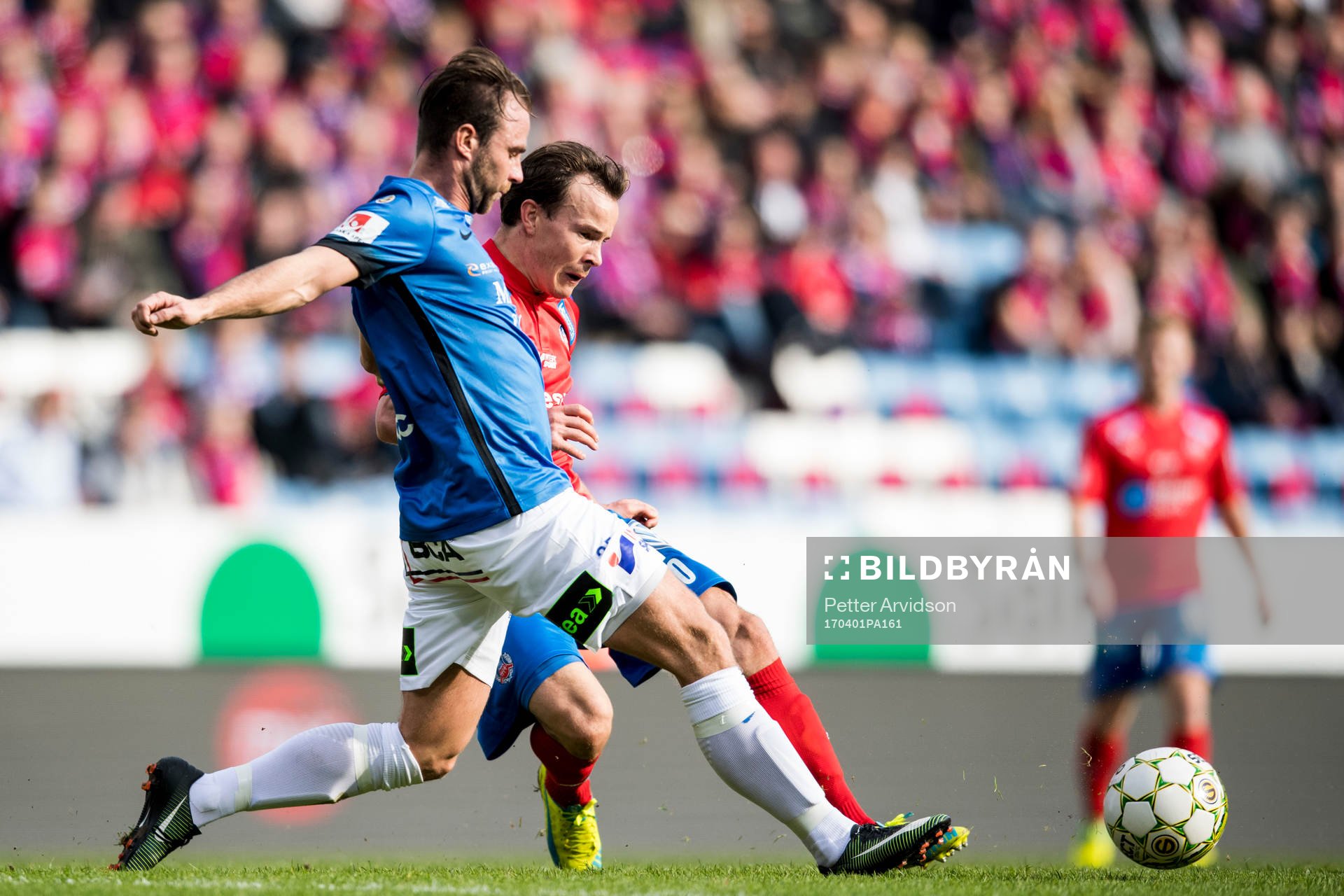 Helsingborgs Anton Wede och Trelleborgs Robin Jacobsson