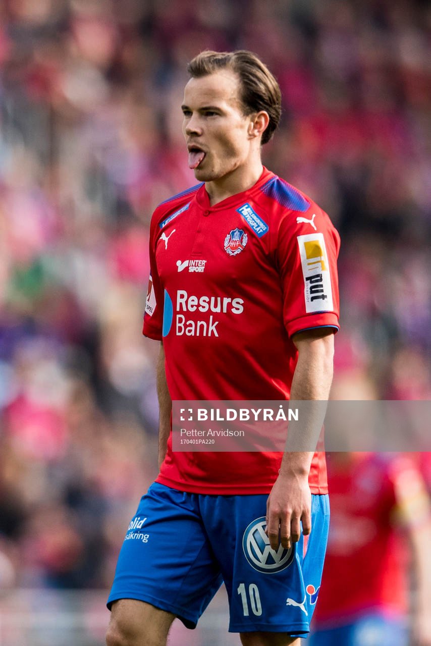 Helsingborgs Anton Wede deppar