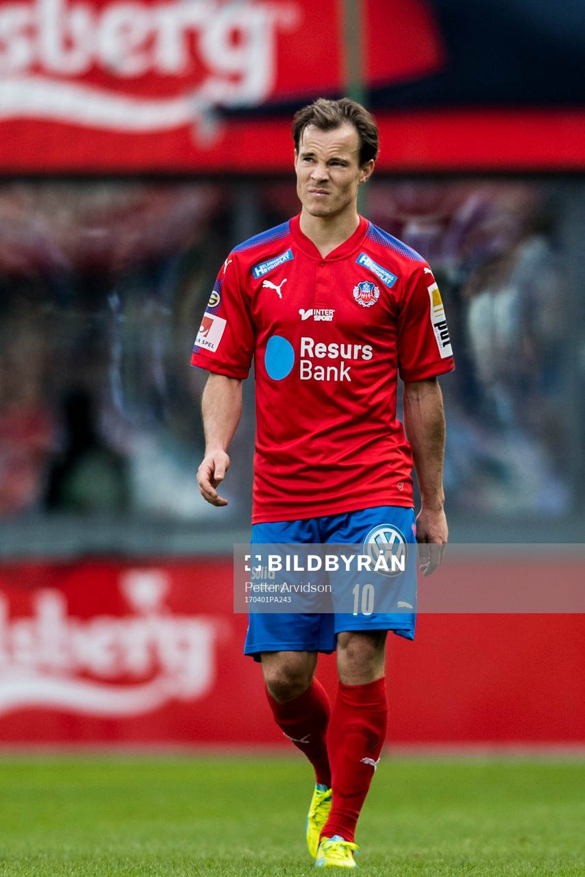 Helsingborgs Anton Wede deppar