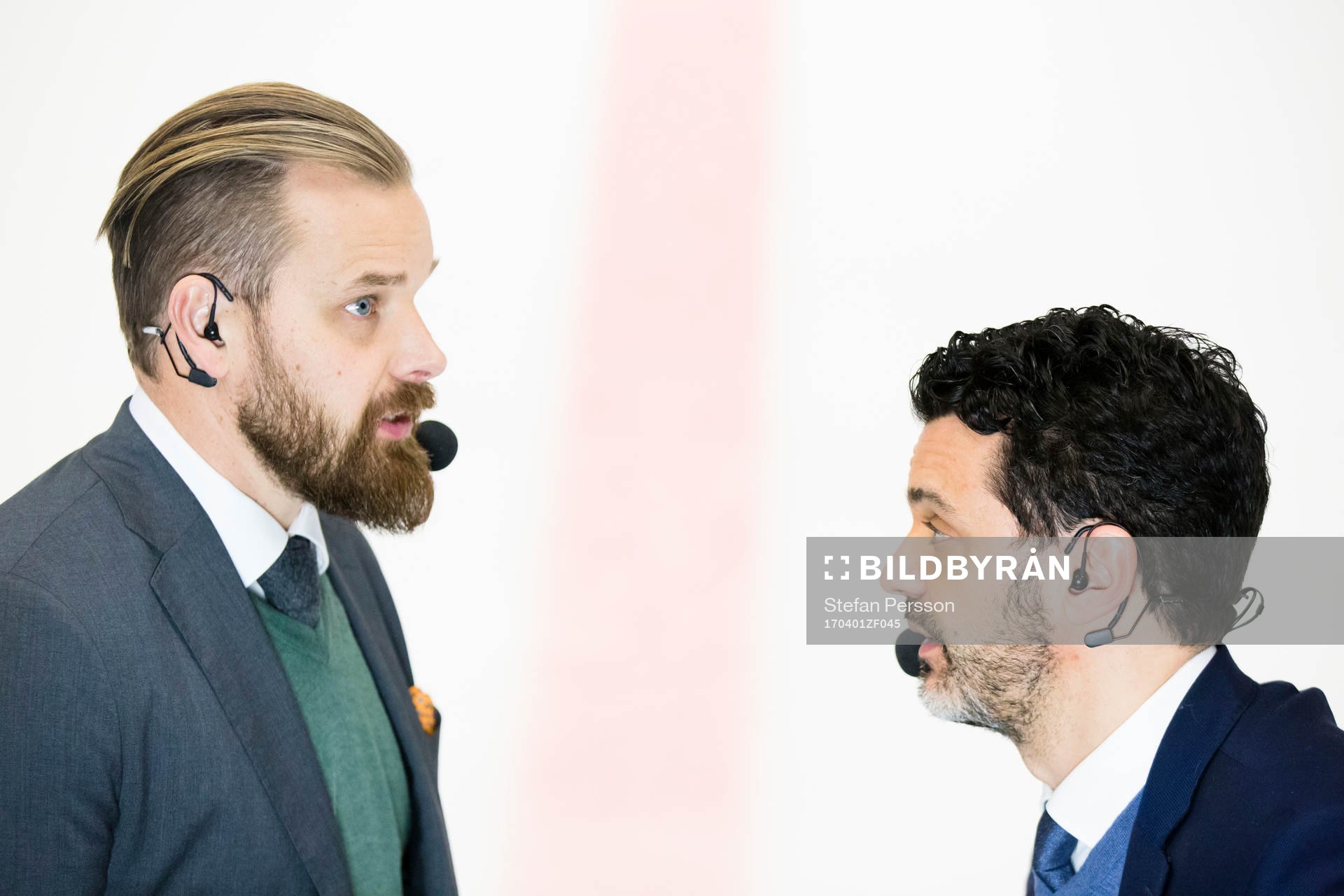 Cmores kommentatorer Sanny Lindström och Tommy Åström
