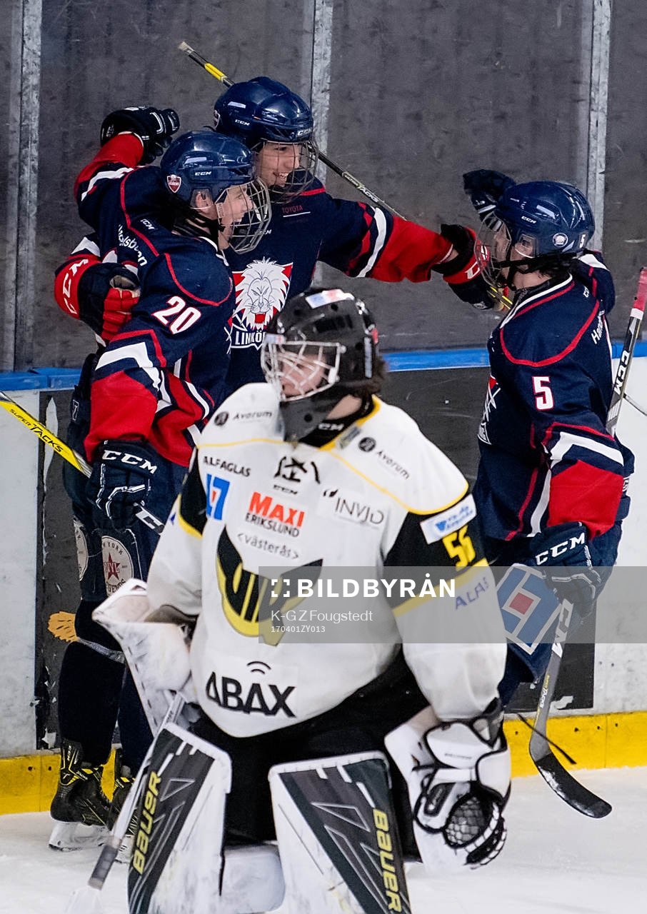 Linköpings Olle Lycksell, FIlip Fornåå Svensson och