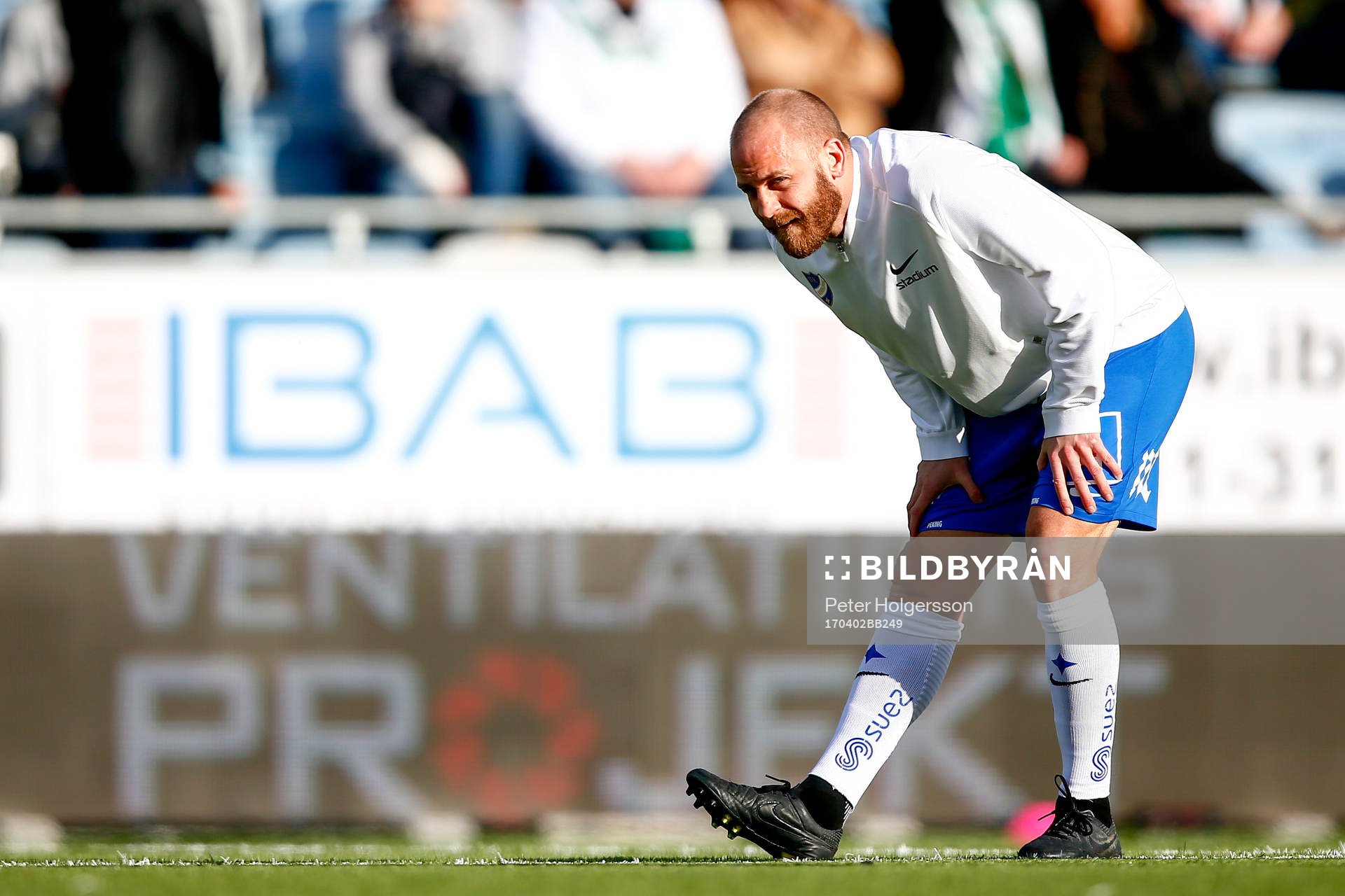 Norrköpings Daniel Sjölund värmer upp