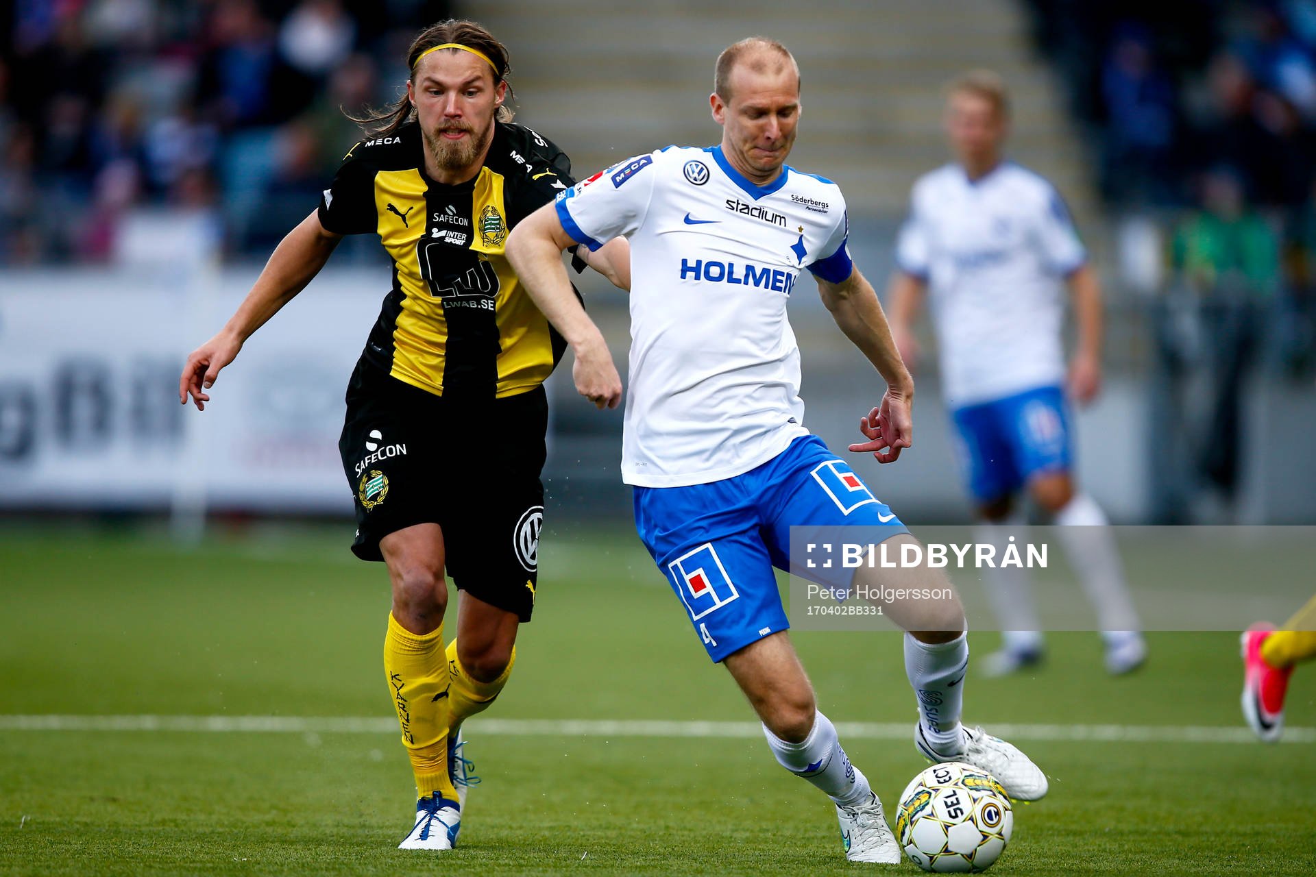 Norrköpings Andreas Johansson och Hammarbys Björn Paulsen