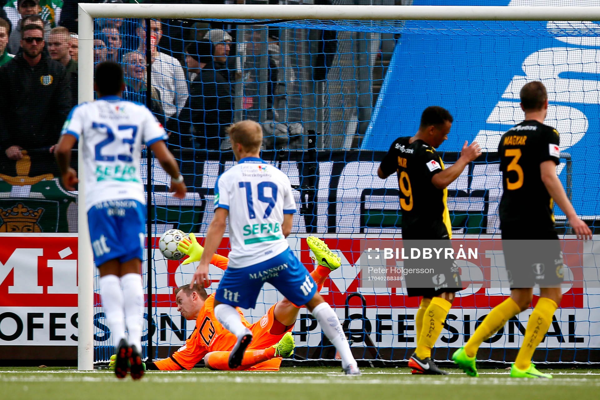 Norrköpings Sebastian Andersson gör 1-0