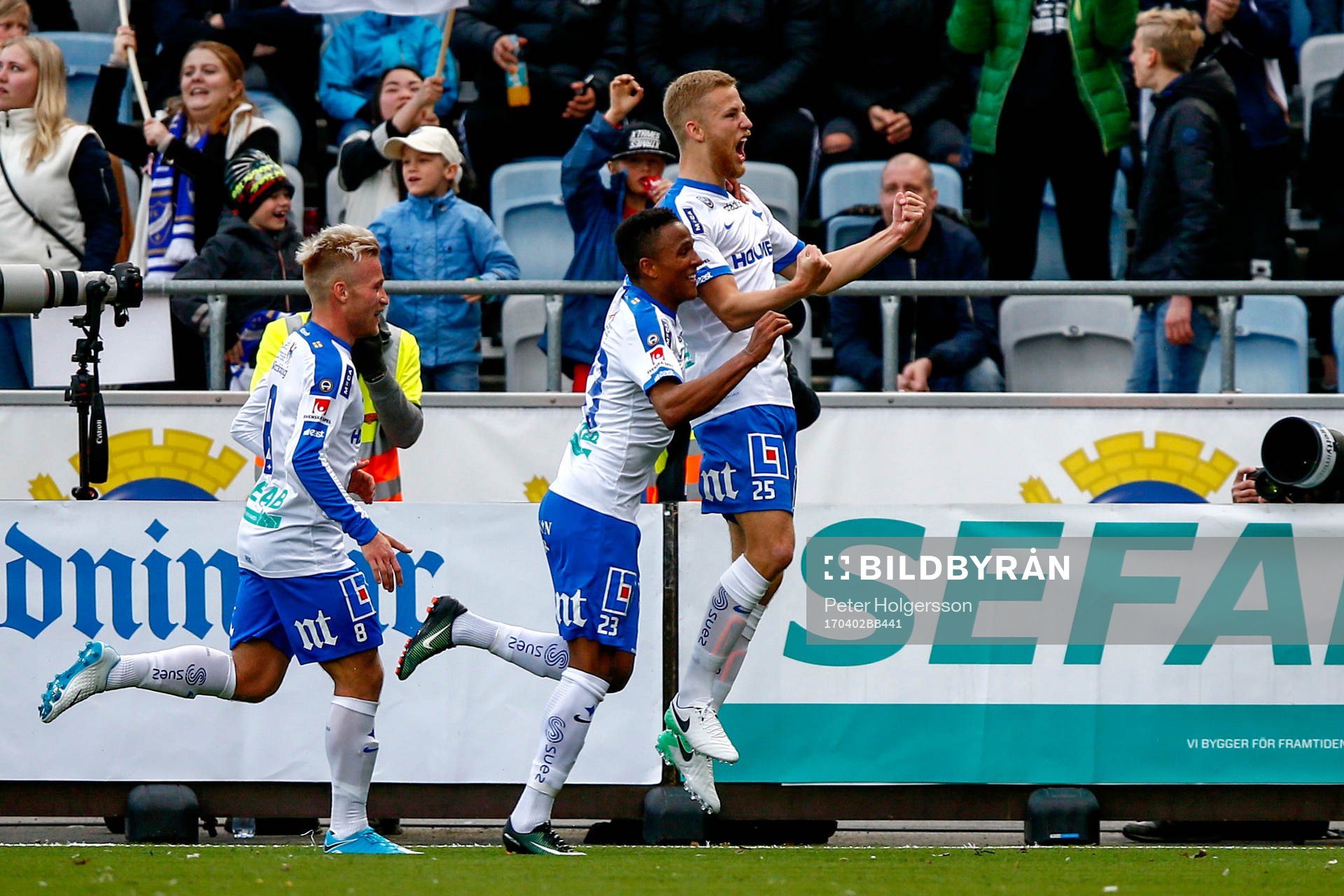 Norrköpings Filip Dagerstål jublar