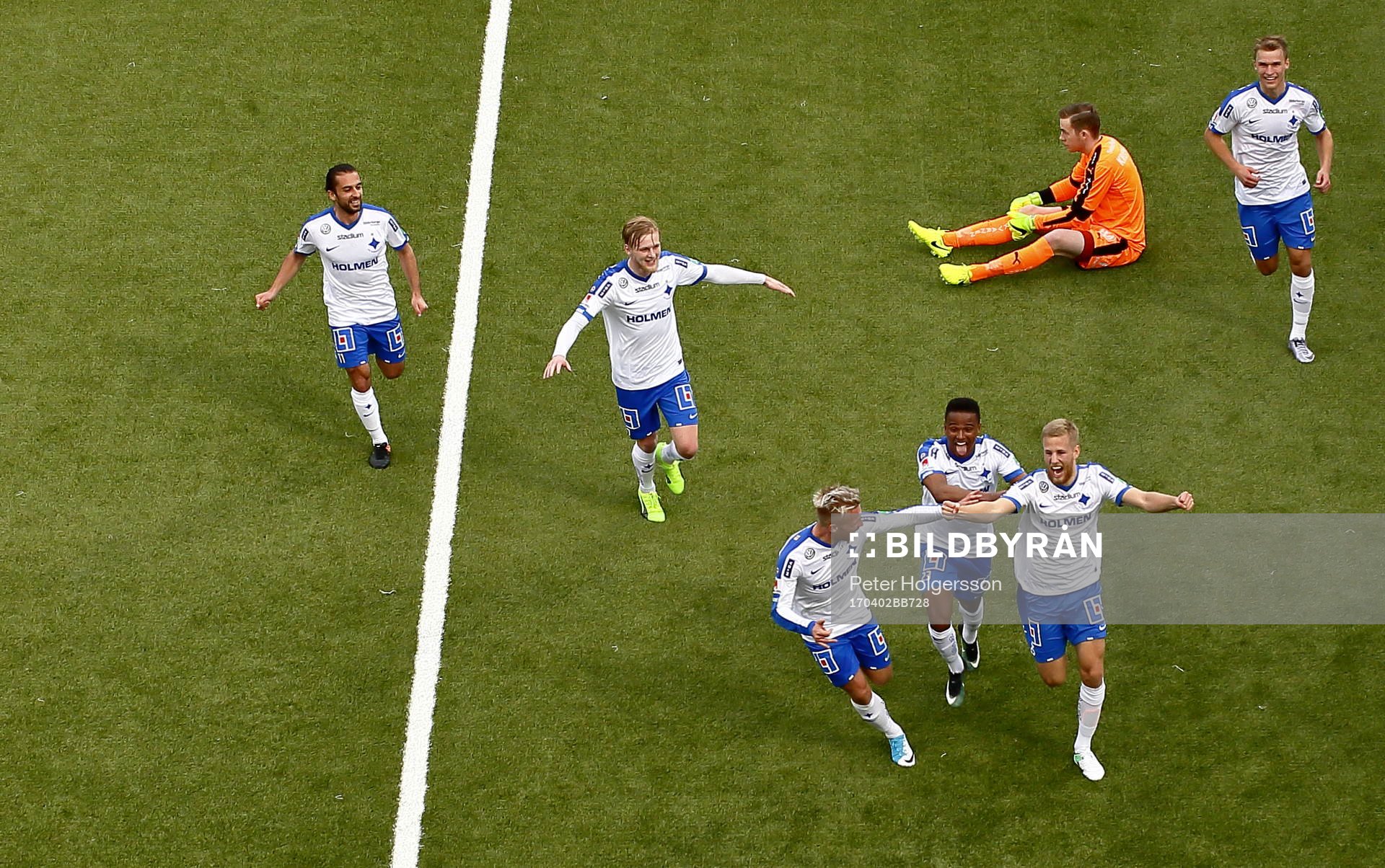 Norrköpings Filip Dagerstål jublar