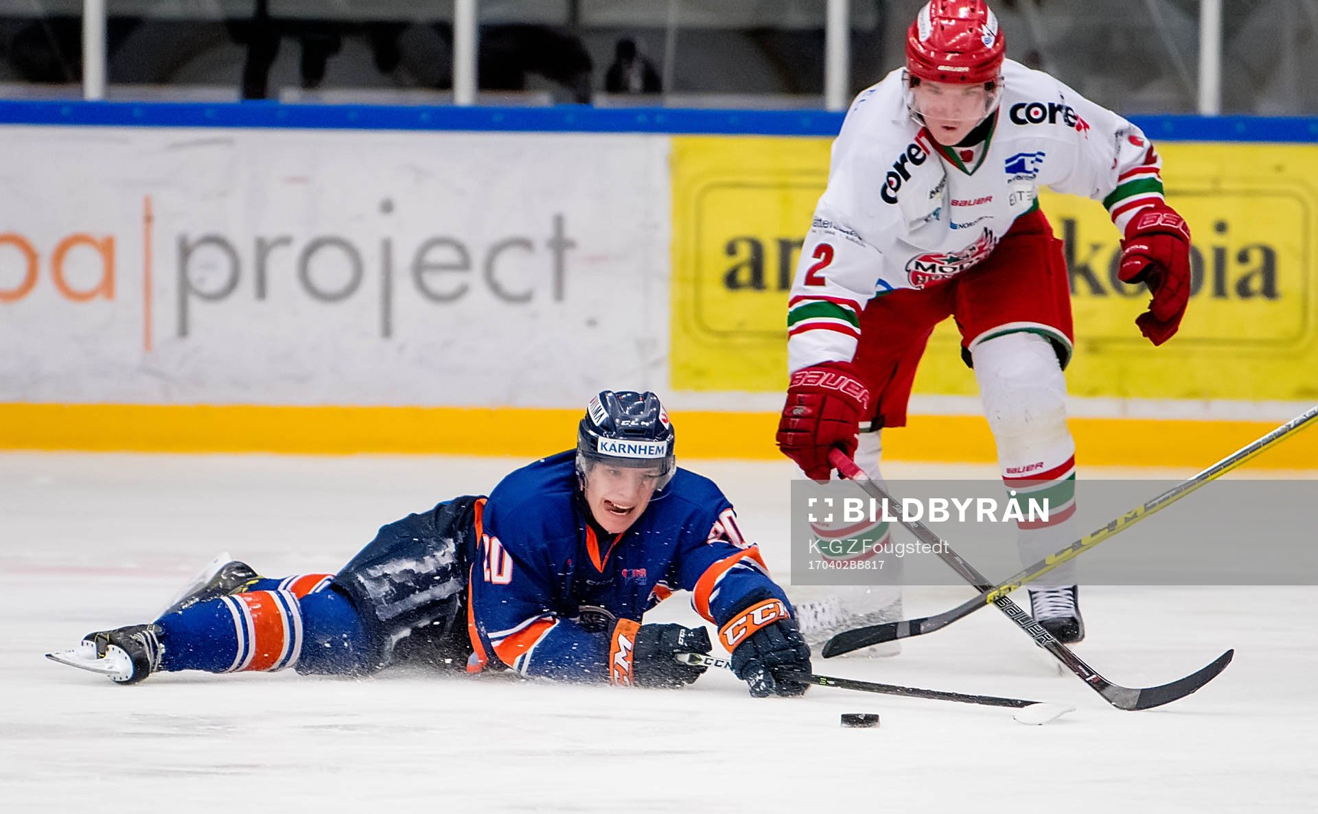 MODOs Jonathan Leman och Växjös Ludwig Wistén
