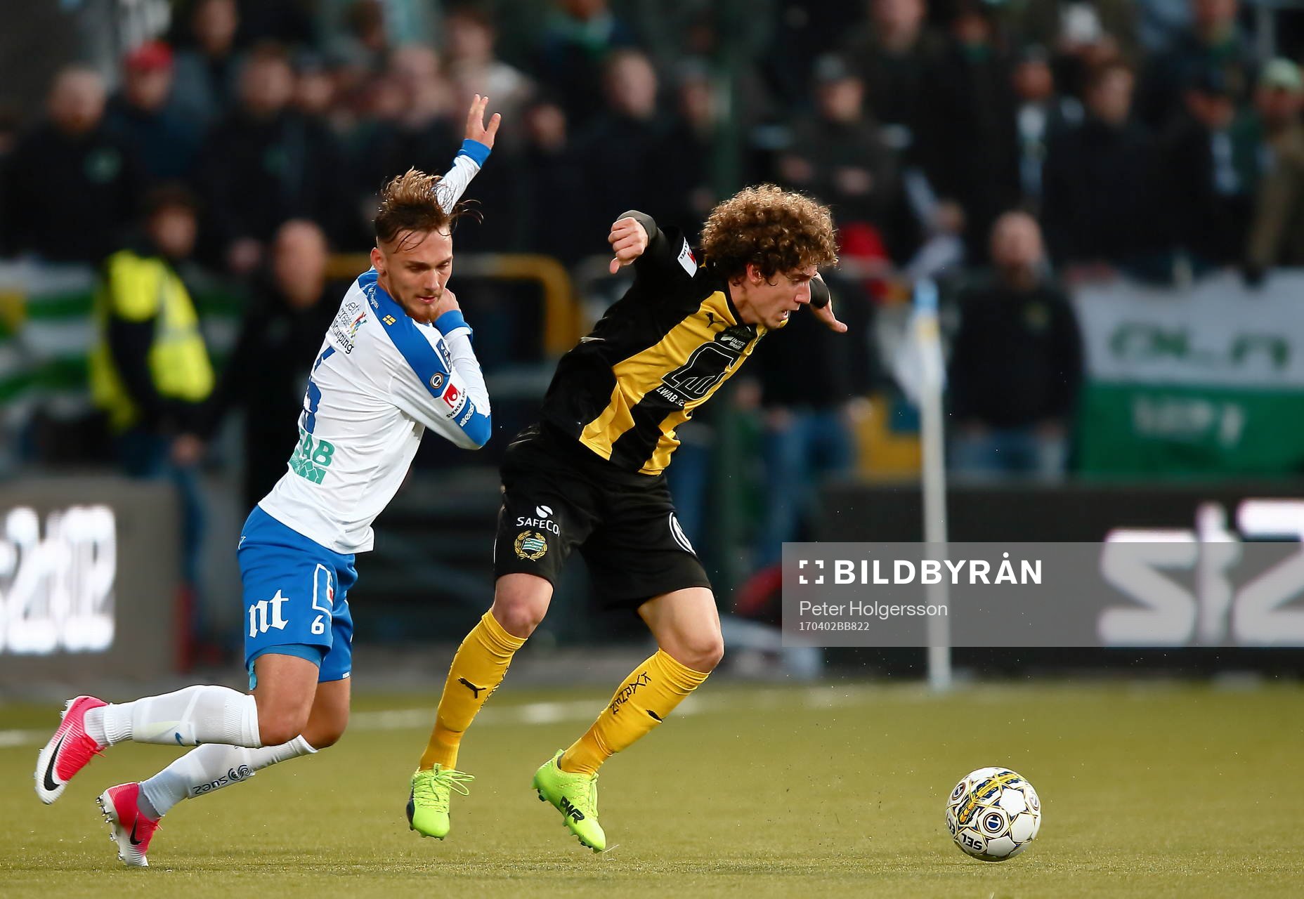 Norrköpings Linus Wahlqvist och Romulo Pereira Pinto