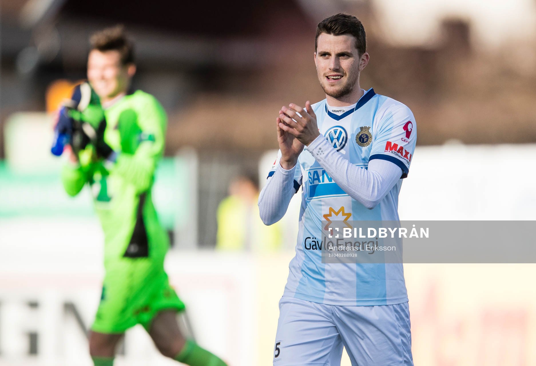 Gefles Jesper Björkman jublar
