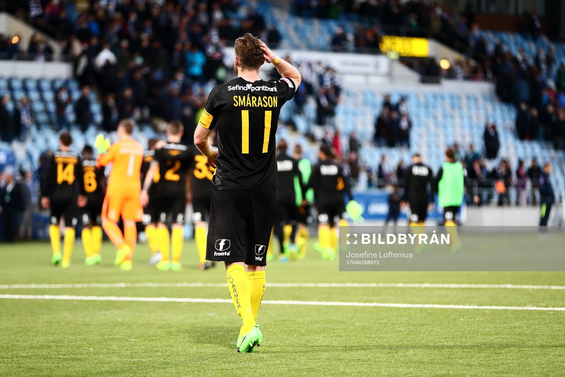 Hammarbys Arnór Smárason deppar