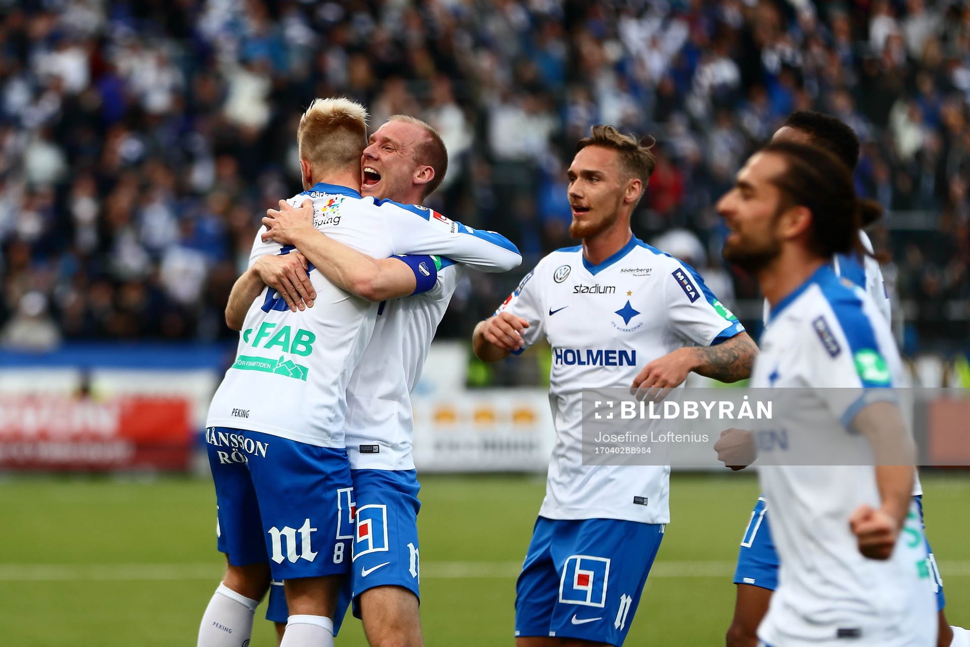 Norrköpings Andreas Johansson, Nicklas Bärkroth och Linus