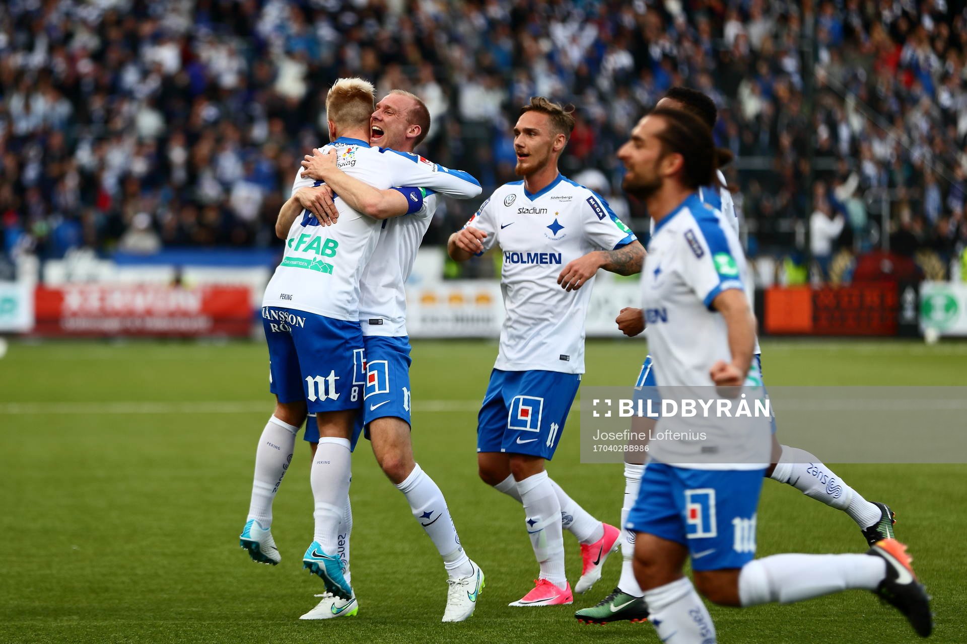 Norrköpings Andreas Johansson, Nicklas Bärkroth och Linus