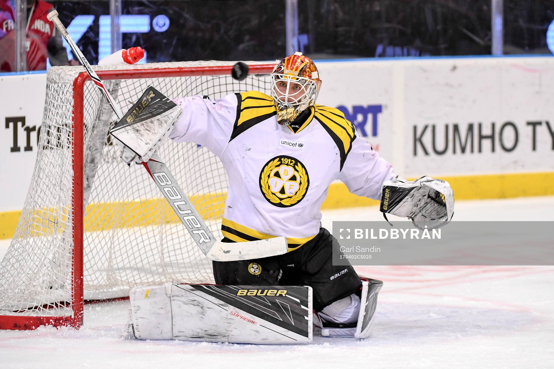 Brynäs målvakt Felix Sandström