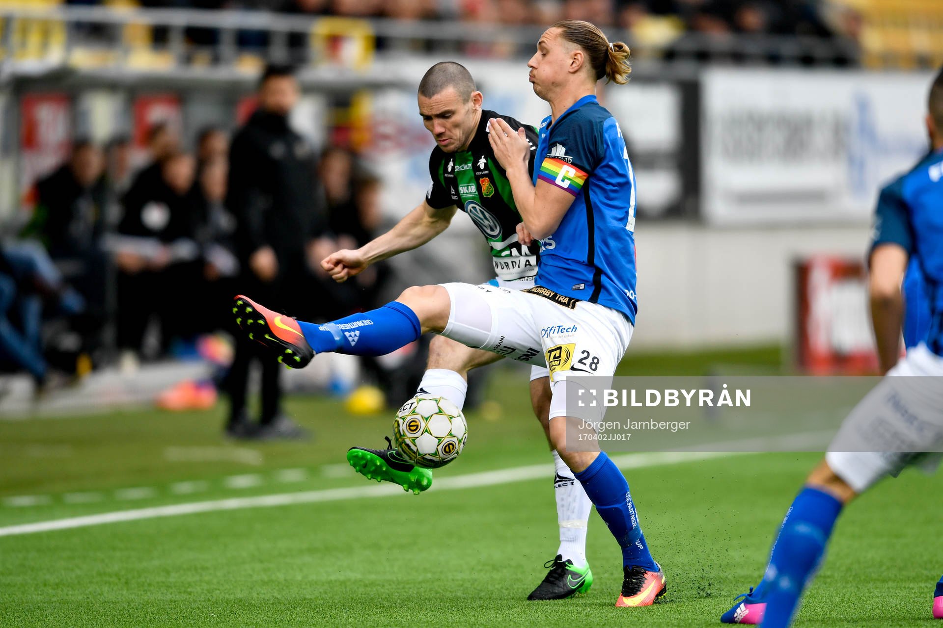 Norrbys Marcus Översjö och GAIS James Sinclair