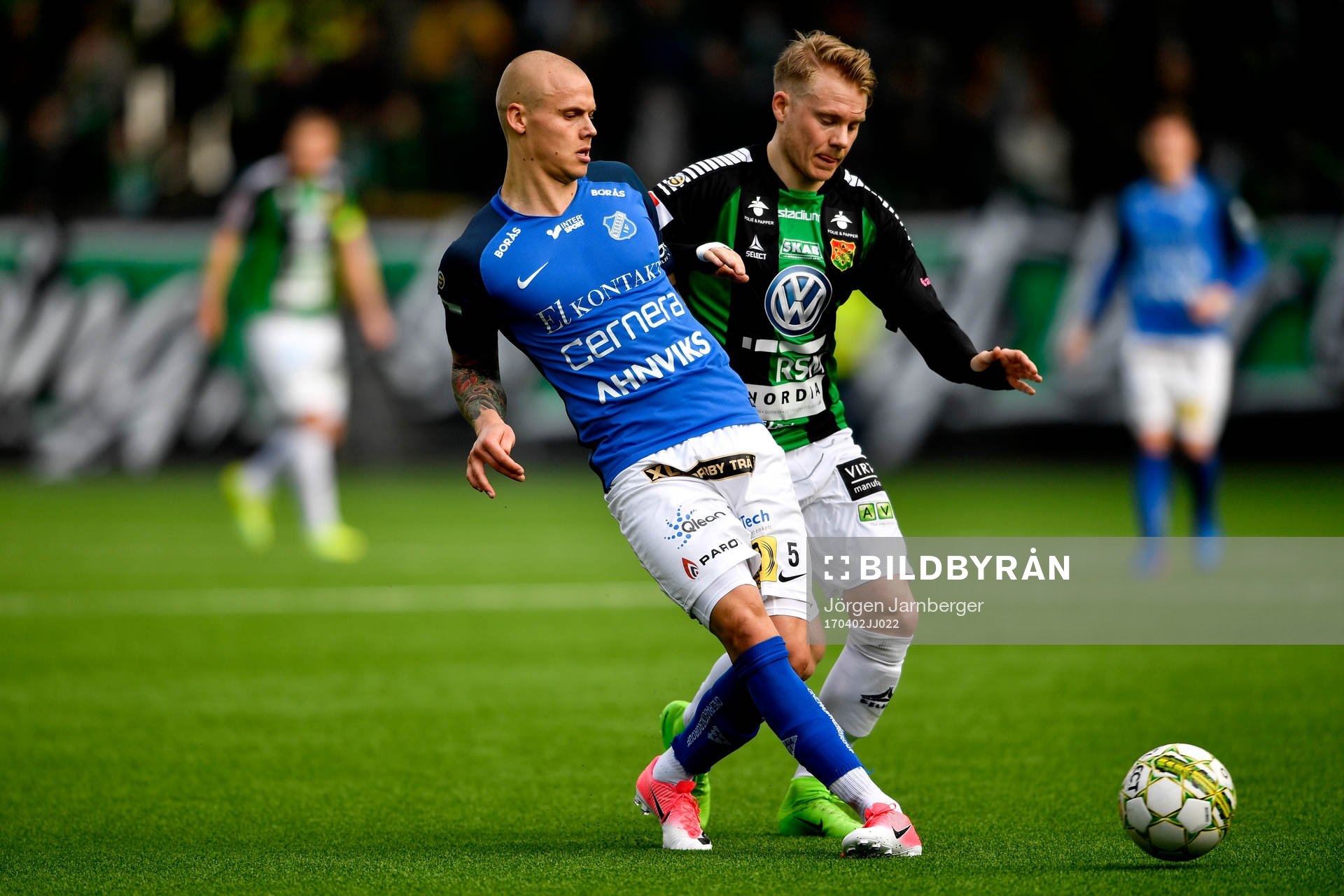 Norrbys Jesper Brandt och GAIS Johan Svahn