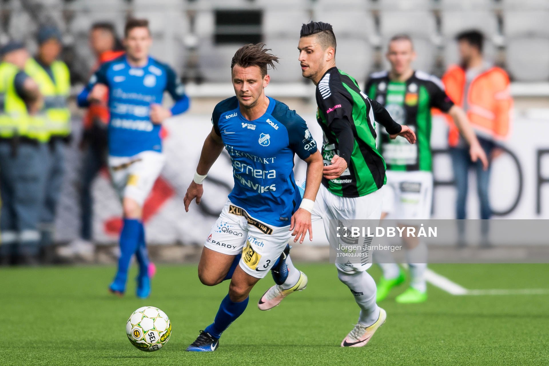 Norrbys Max Watson och GAIS Luka Mijaljevic