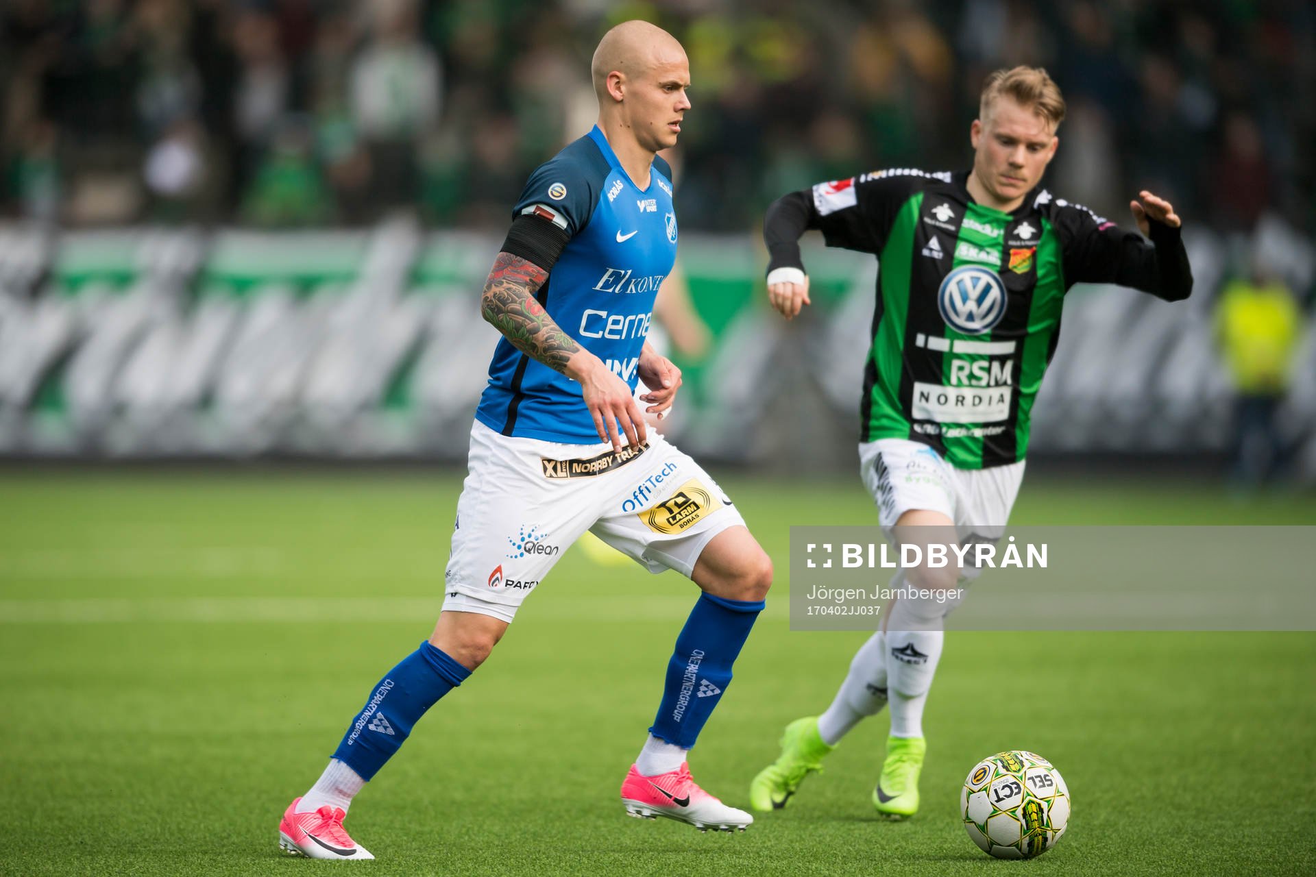 Norrbys Jesper Brandt och GAIS Johan Svahn