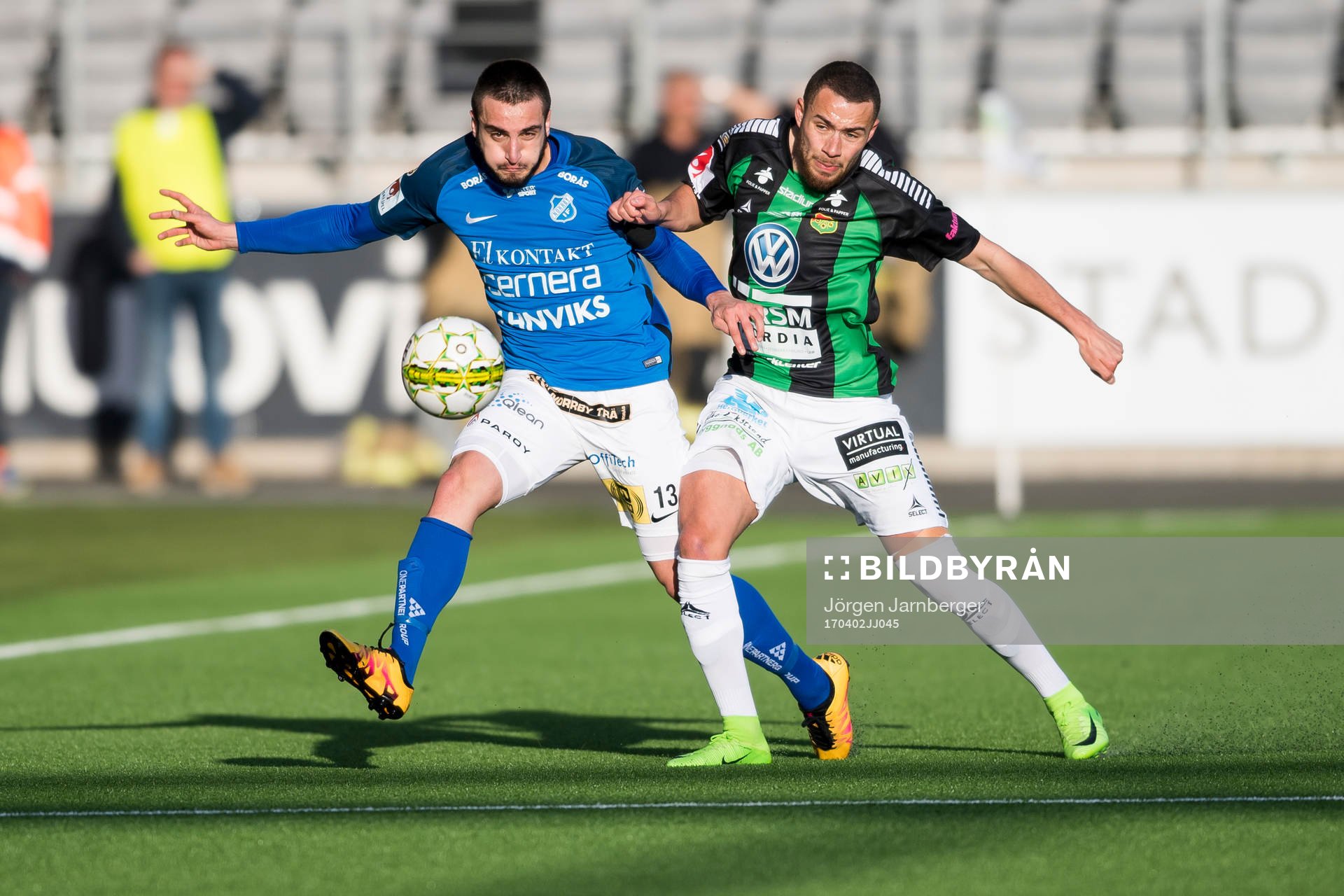 Norrbys Kardo Sarchel Aso Omar och GAIS Malkolm Moenza