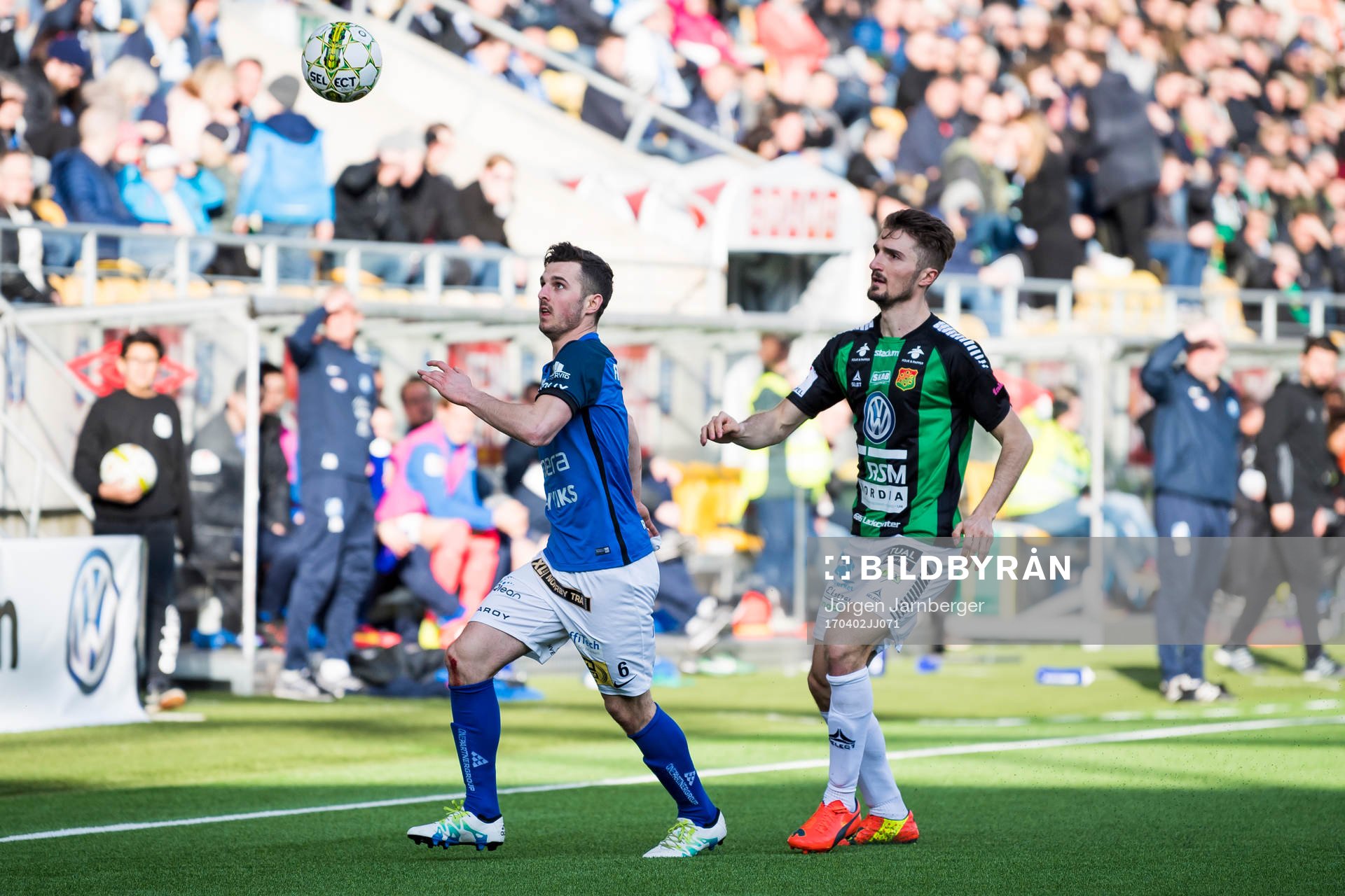 Norrbys Kadir Hodzic och GAIS Dardan Rexhepi