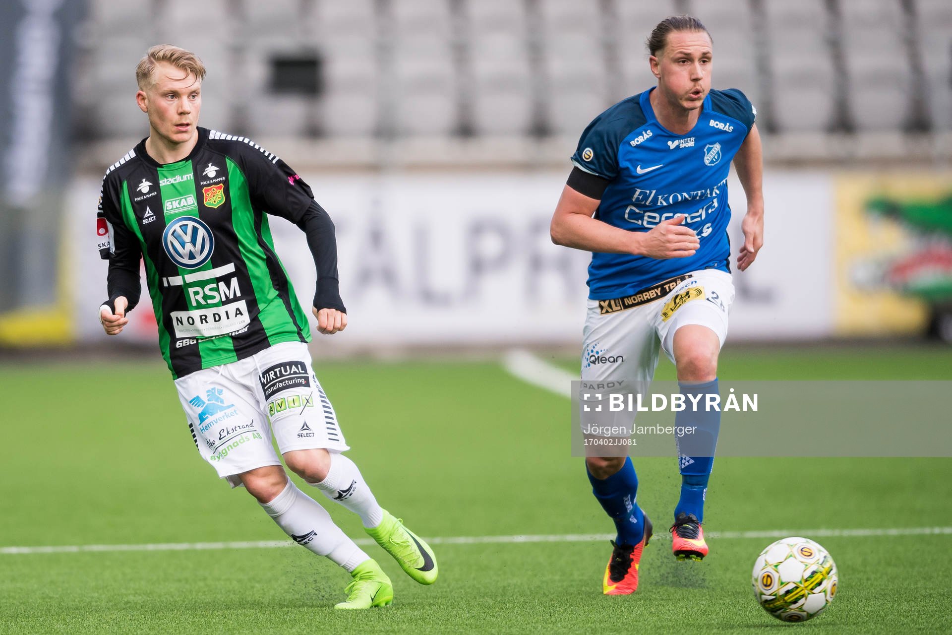 GAIS Johan Svahn och Norrbys Marcus Översjö