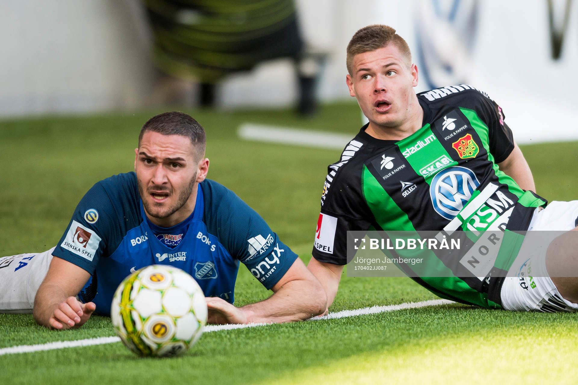 Norrbys Shkelquim Krasniqi och GAIS Alexander Leksell