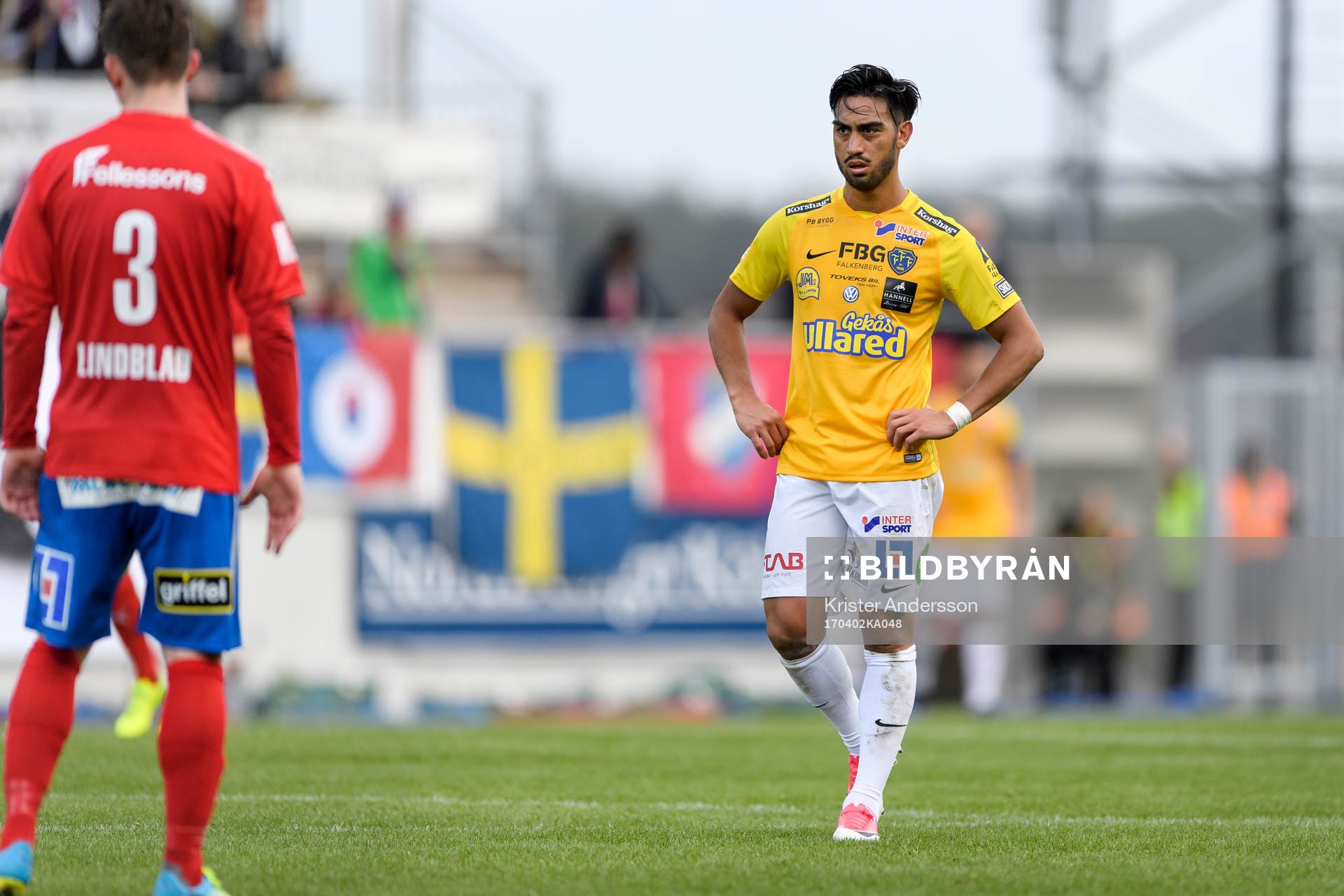 Falkenbergs Amin Nazari deppar