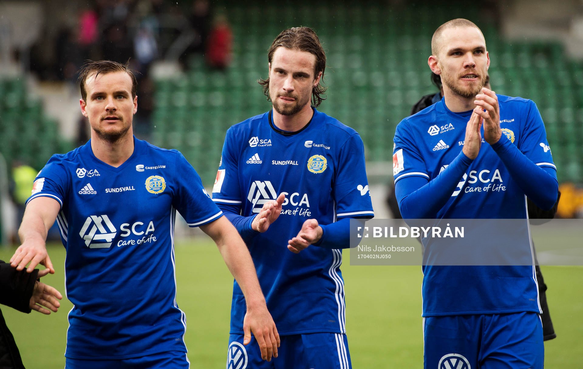 Sundsvalls Eric Larsson, Linus Hallenius och Marcus