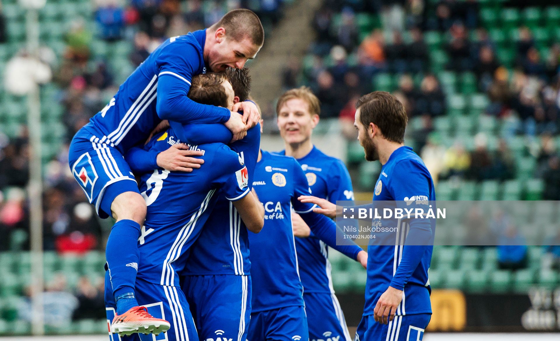 Sundsvalls Kristinn Freyr Sigurdsson jublar