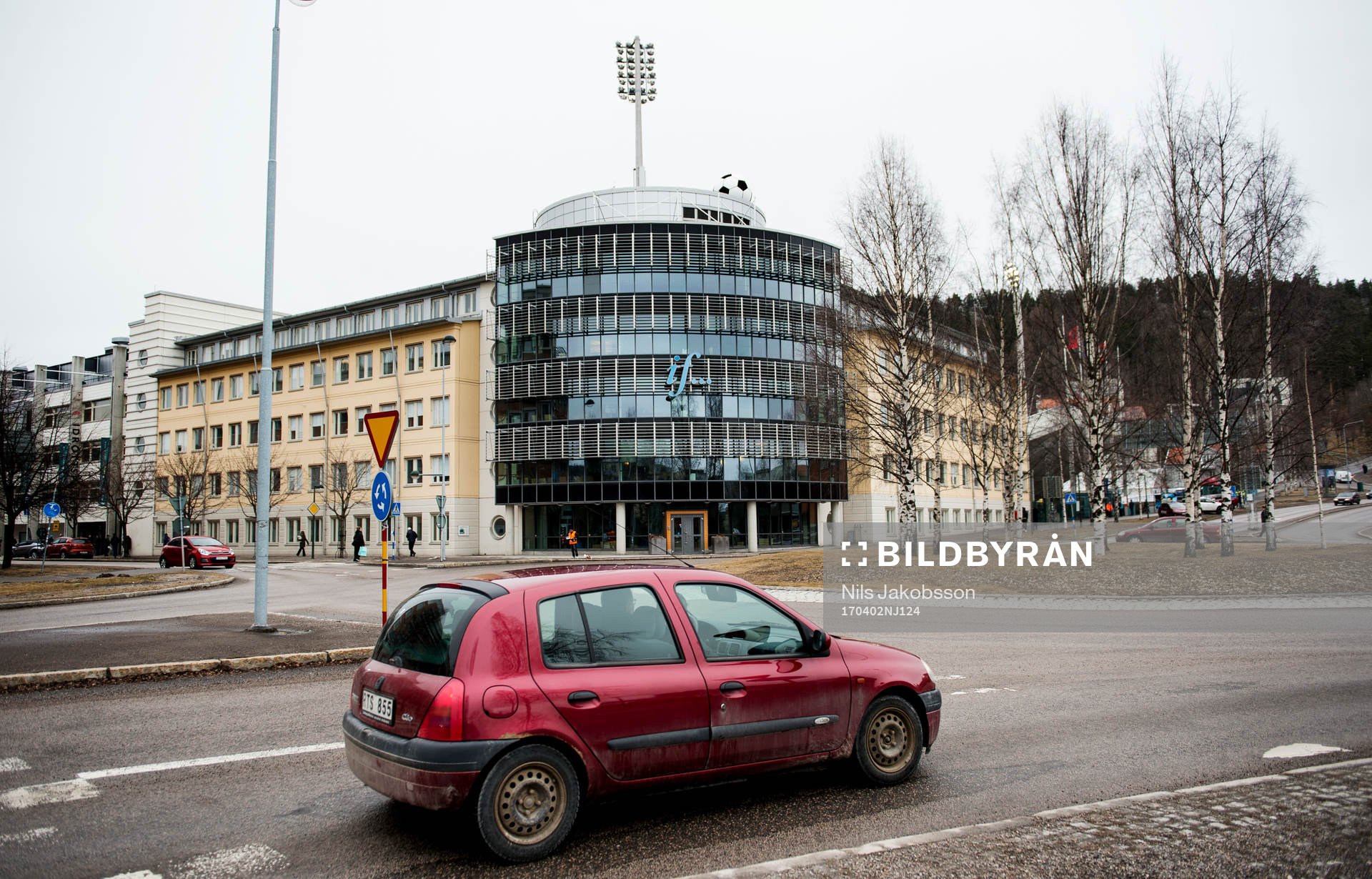 Idrottsparken innan fotbollsmatchen i Allsvenskan mellan