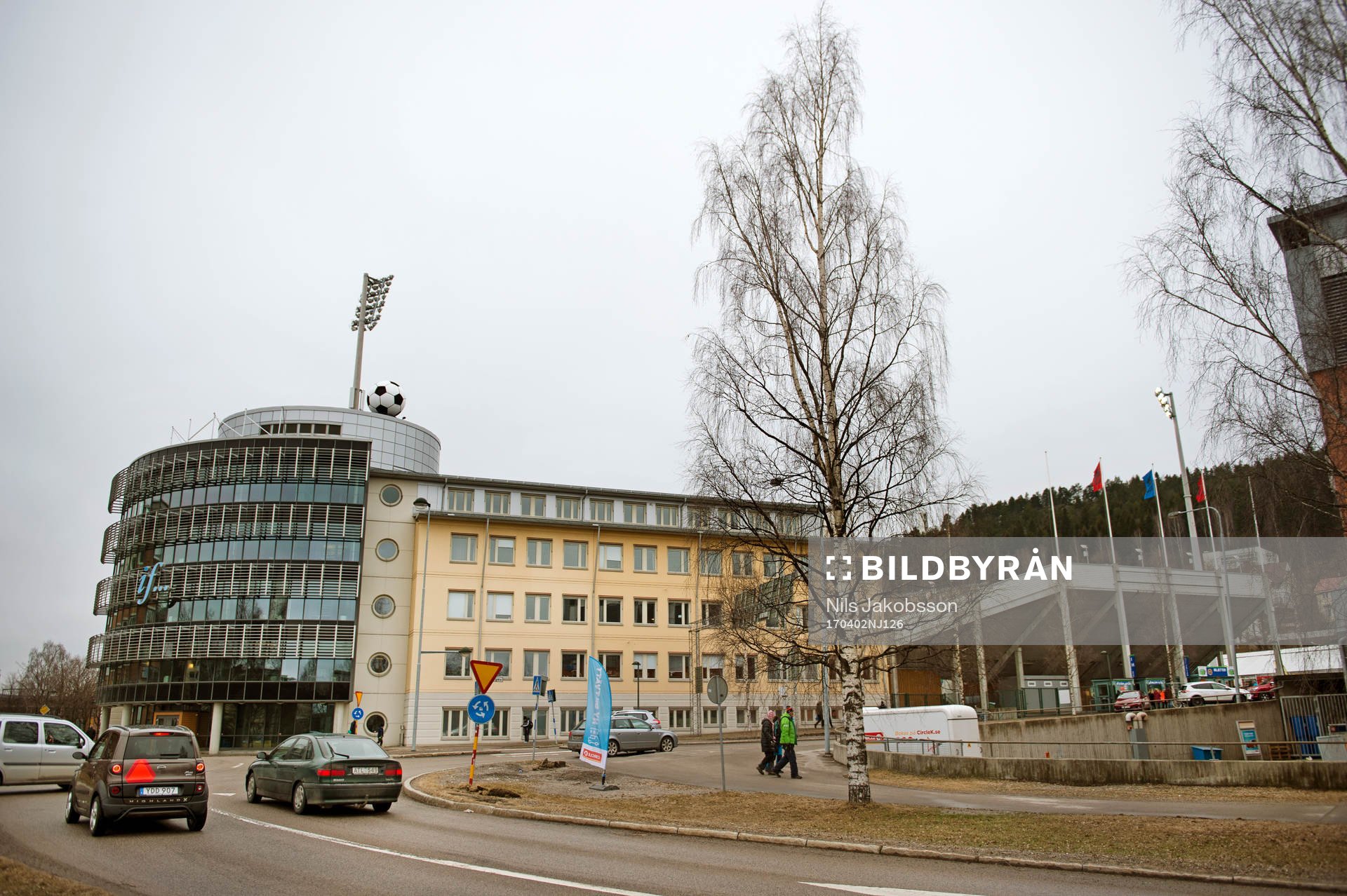 Idrottsparken innan fotbollsmatchen i Allsvenskan mellan