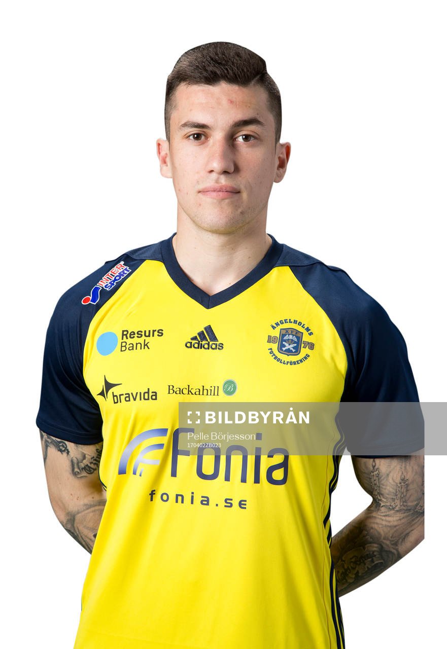 Ängelholms Nemanja Gojacanin poserar för ett porträtt den 2 april 2017 i Ängelholm.