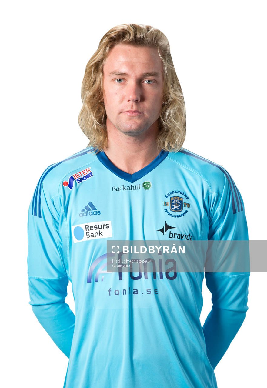 Ängelholms Målvakt Linus Müller