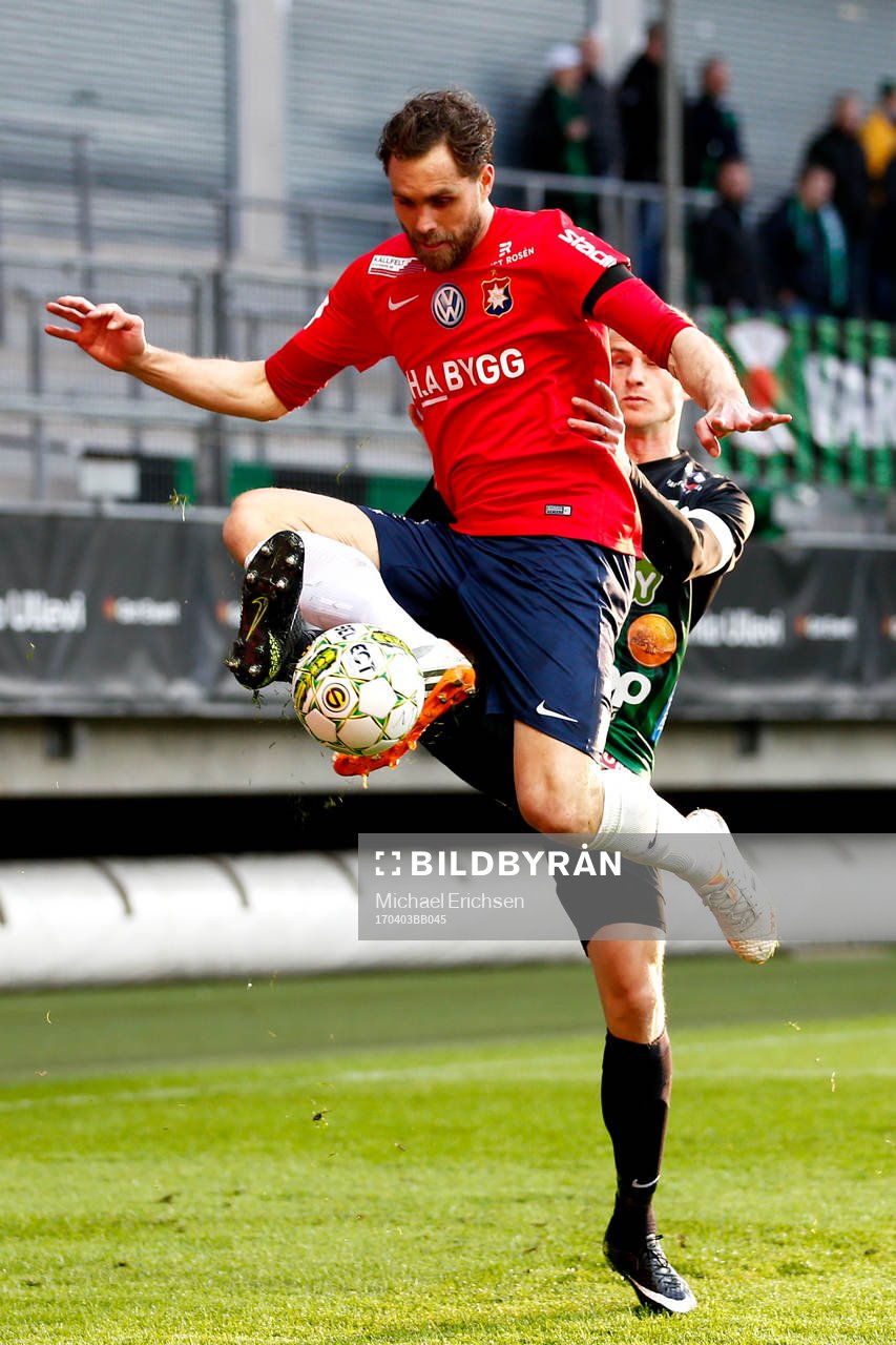 Örgrytes Johan Elmander och Varbergs Pär Asp