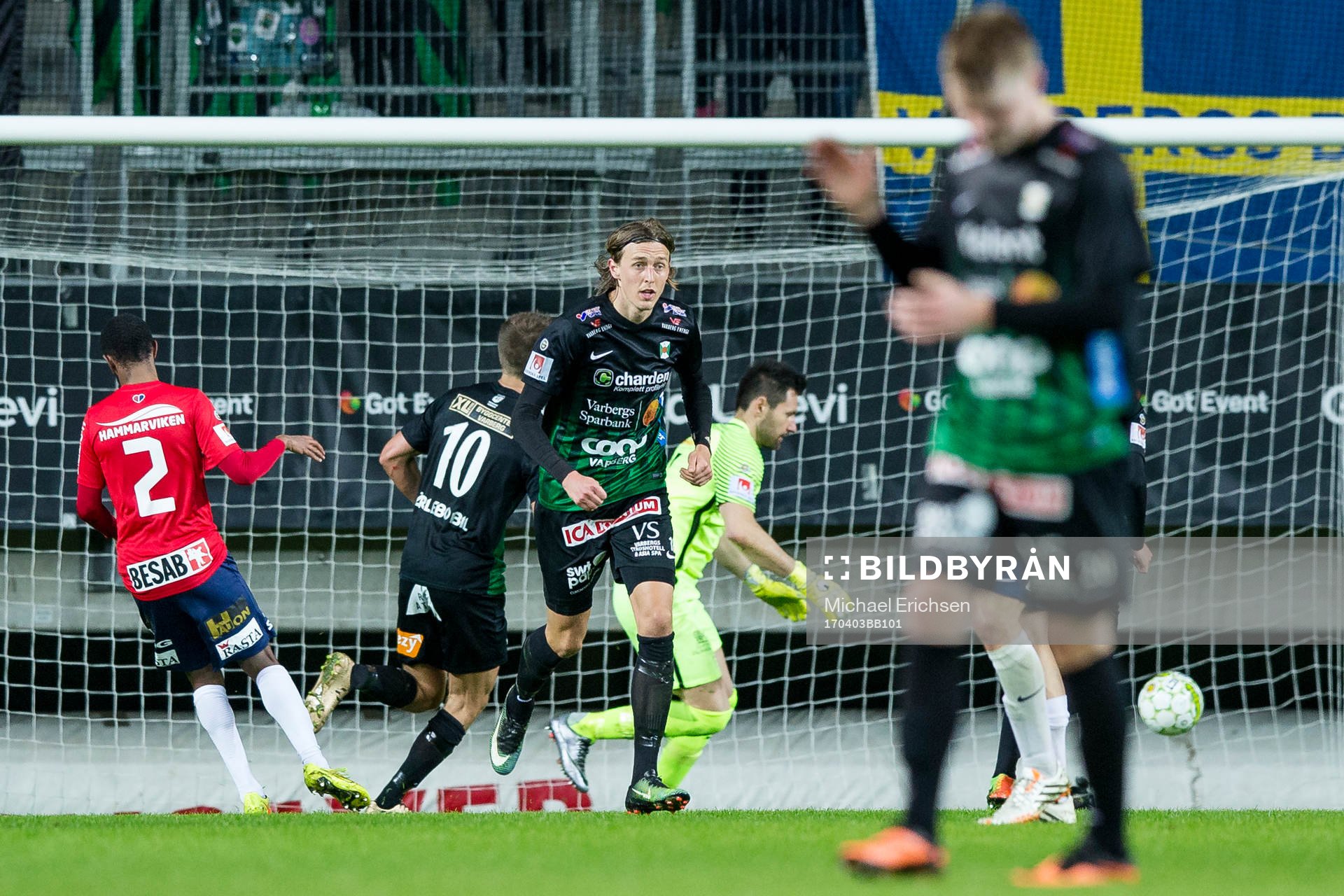 Varbergs Joakim Lindner sätter reducering till 2-1 på